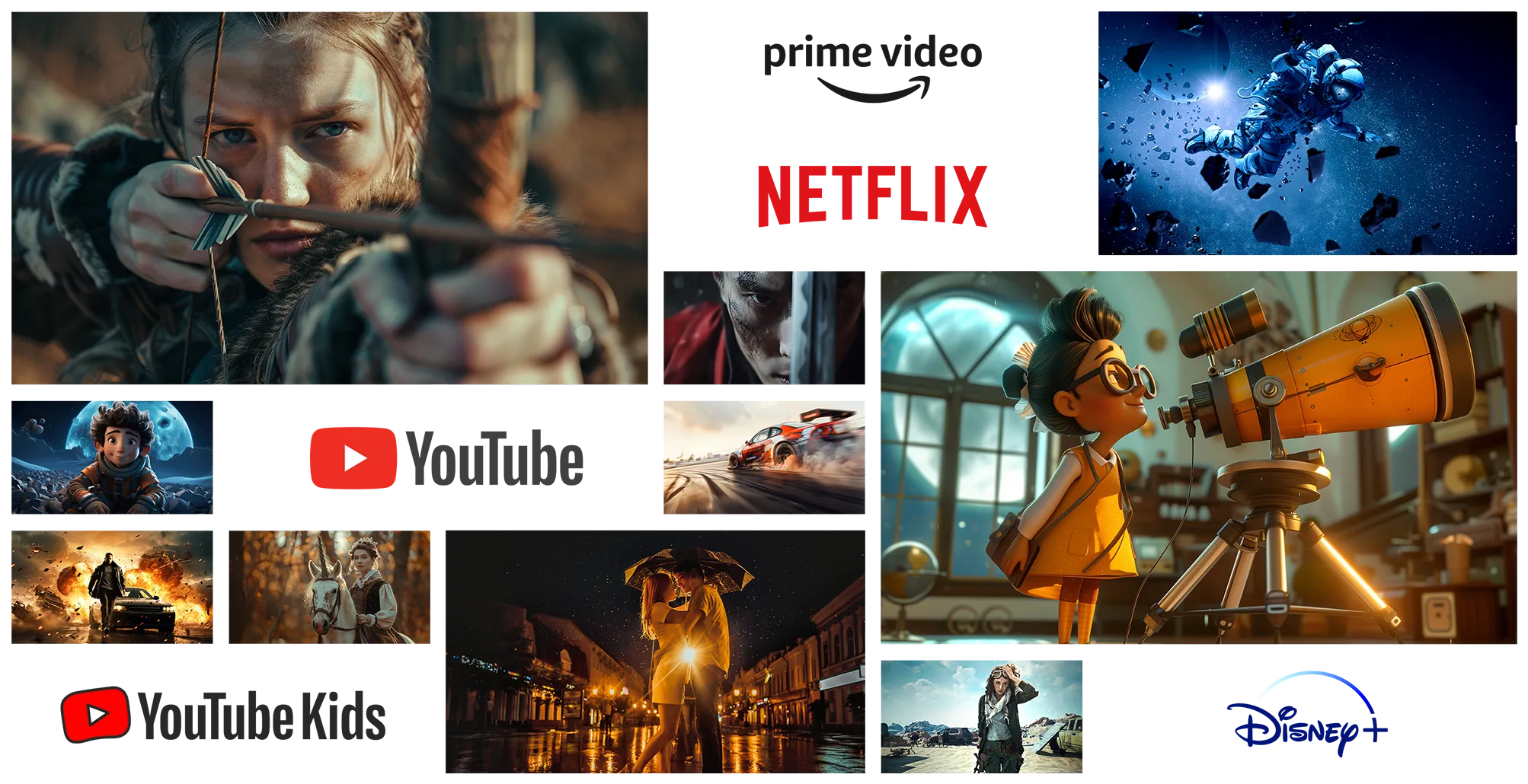 Streaming apps and a wide range of content bring films, series and videos straight into the living room.
