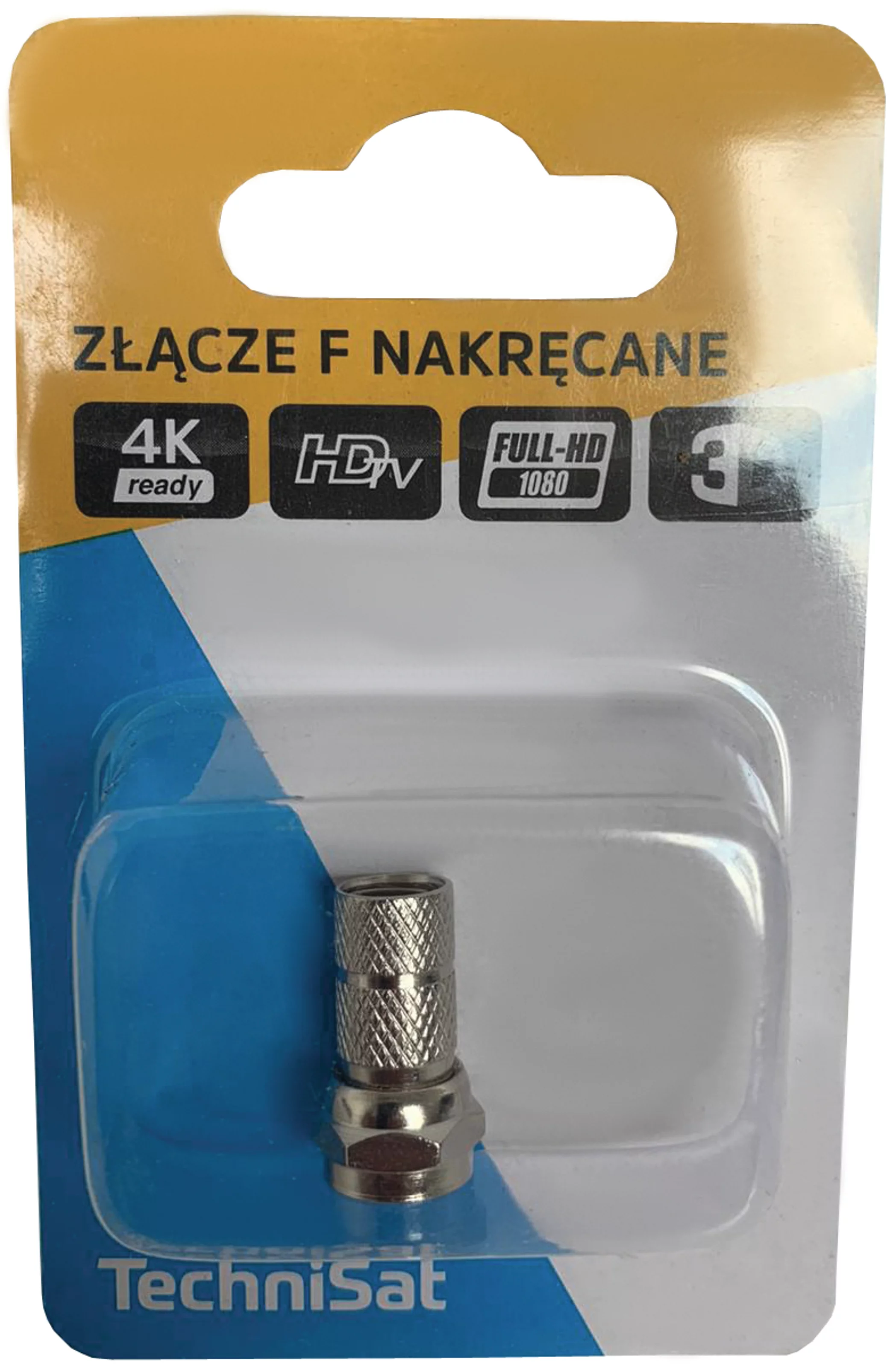 Złącze F nakręcane Frontal, Front