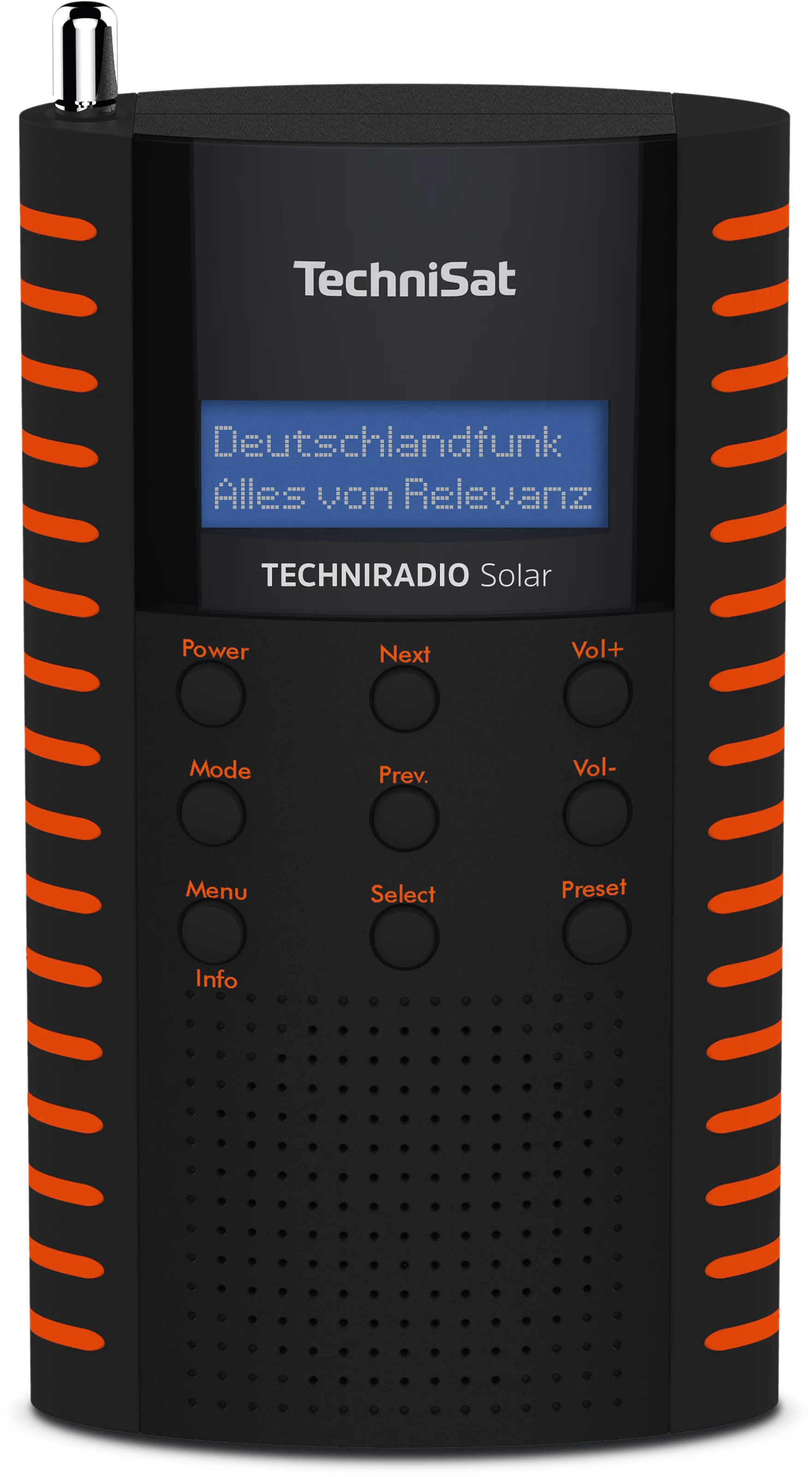 TECHNIRADIO Solar Frontal, Front