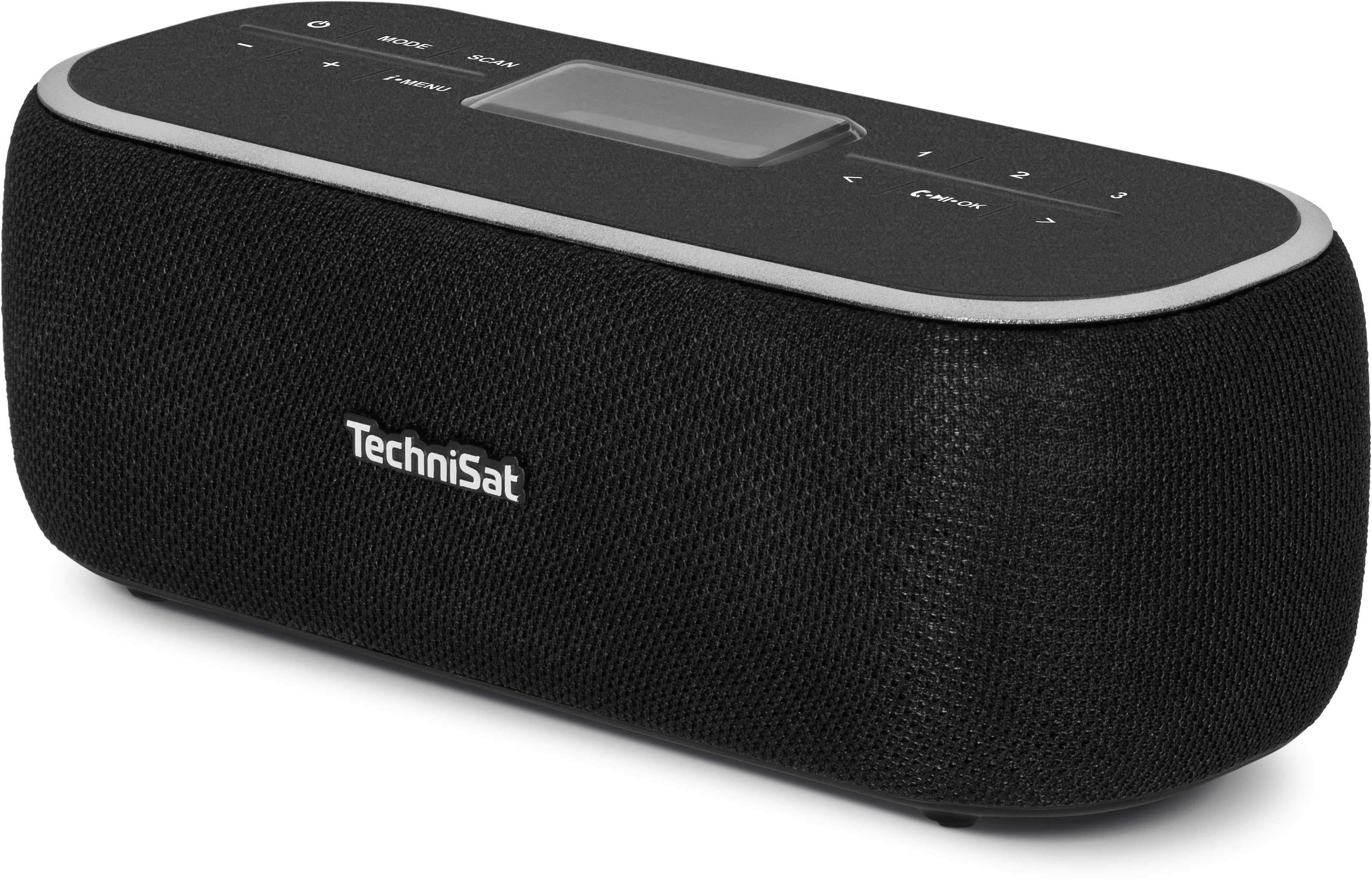 DIGITRADIO BT 1, czarne Schräg, Links