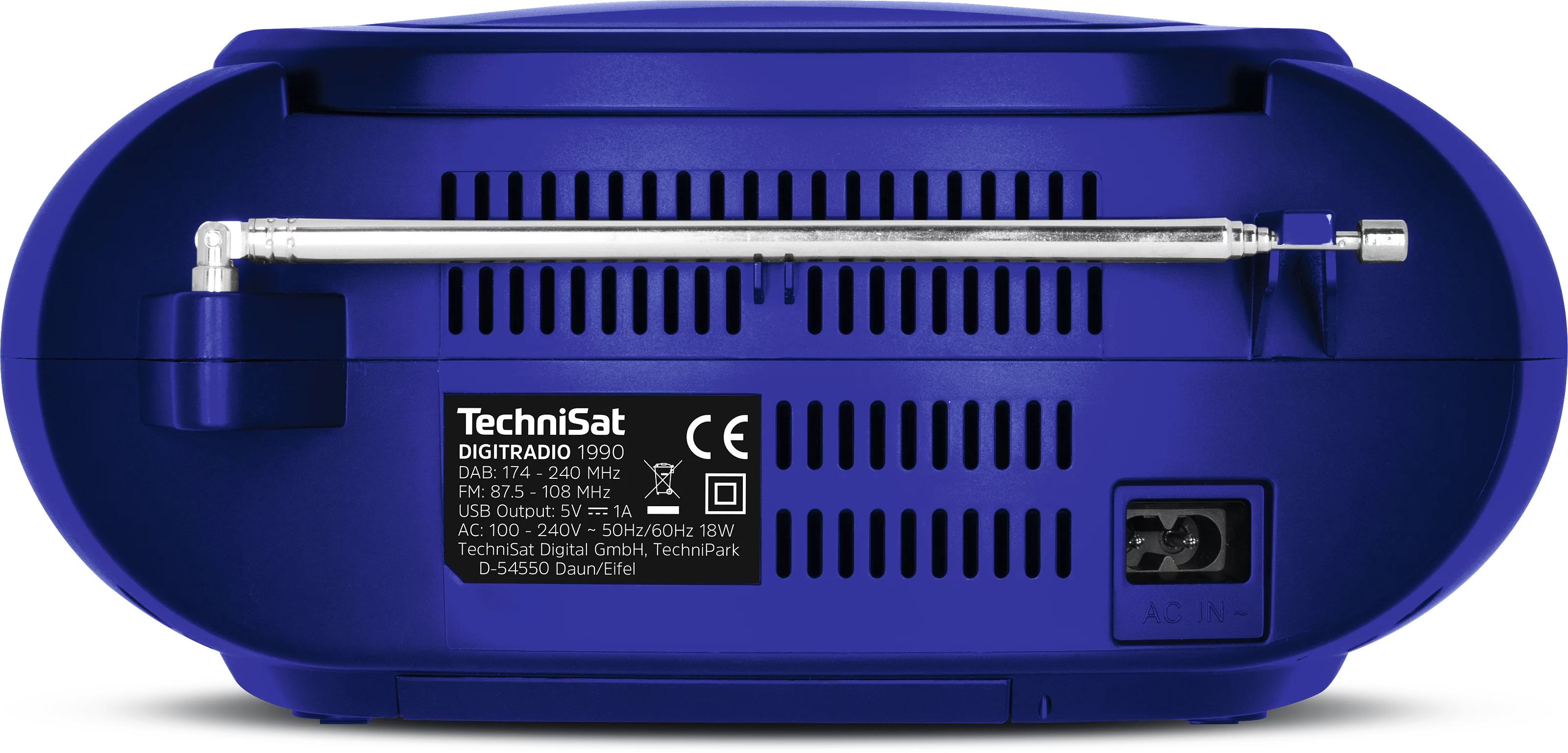 DIGITRADIO 1990 Frontal, Rück