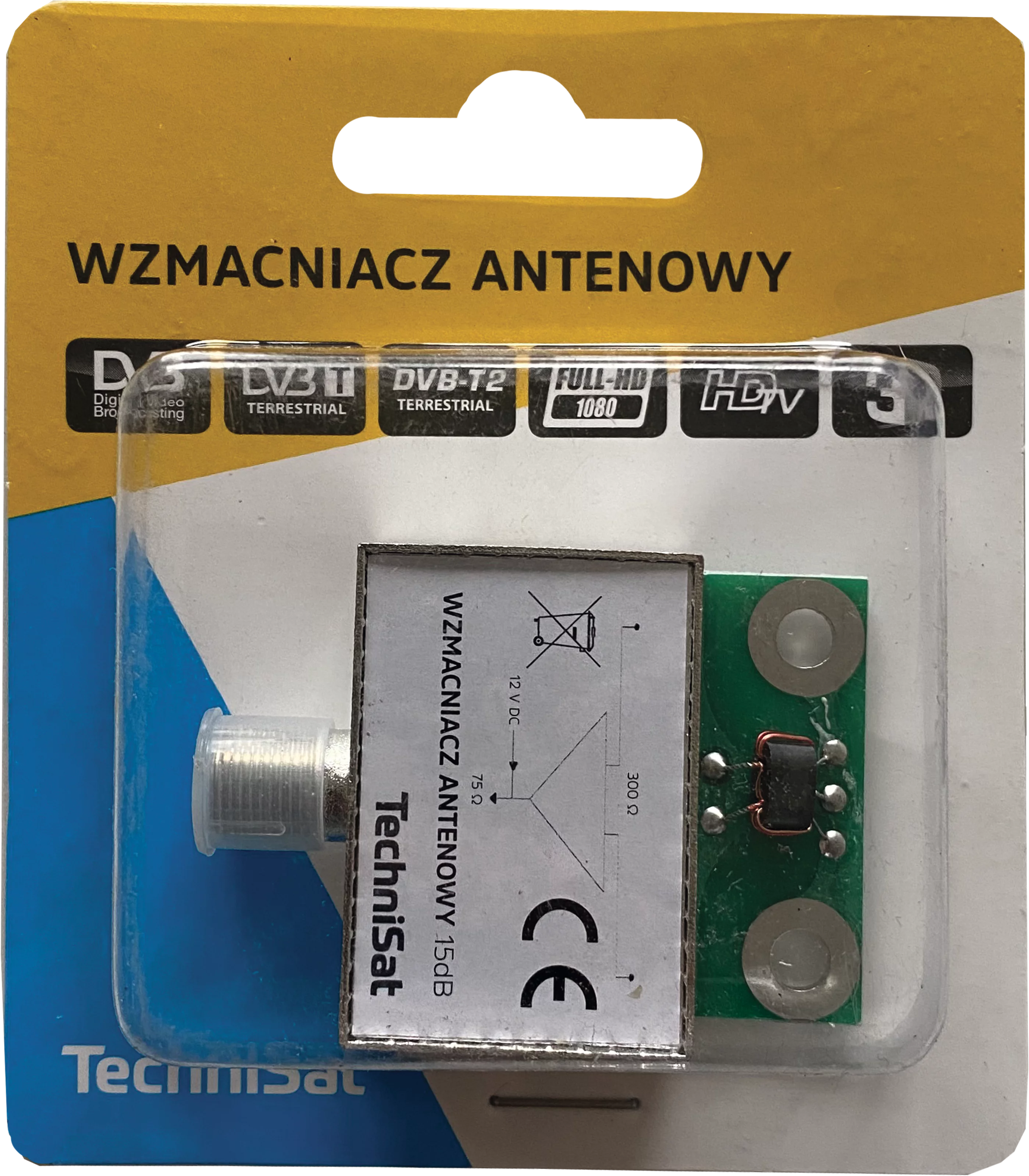 Wzmacniacz DVB-T/T2 do anteny kierunkowej MVerpackung