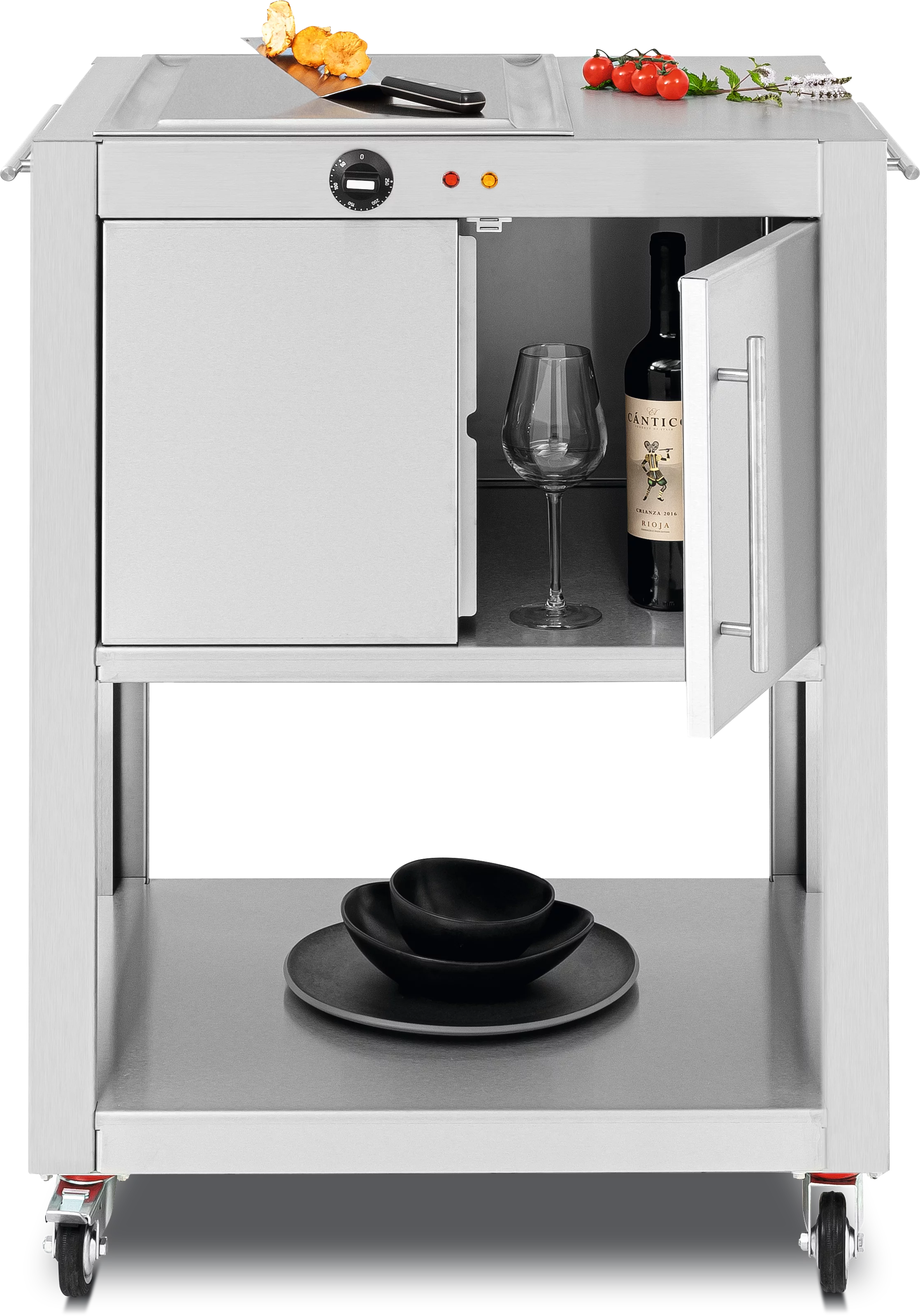 Wózek grillowy Teppinox GW2000 Basic Frontal, Front