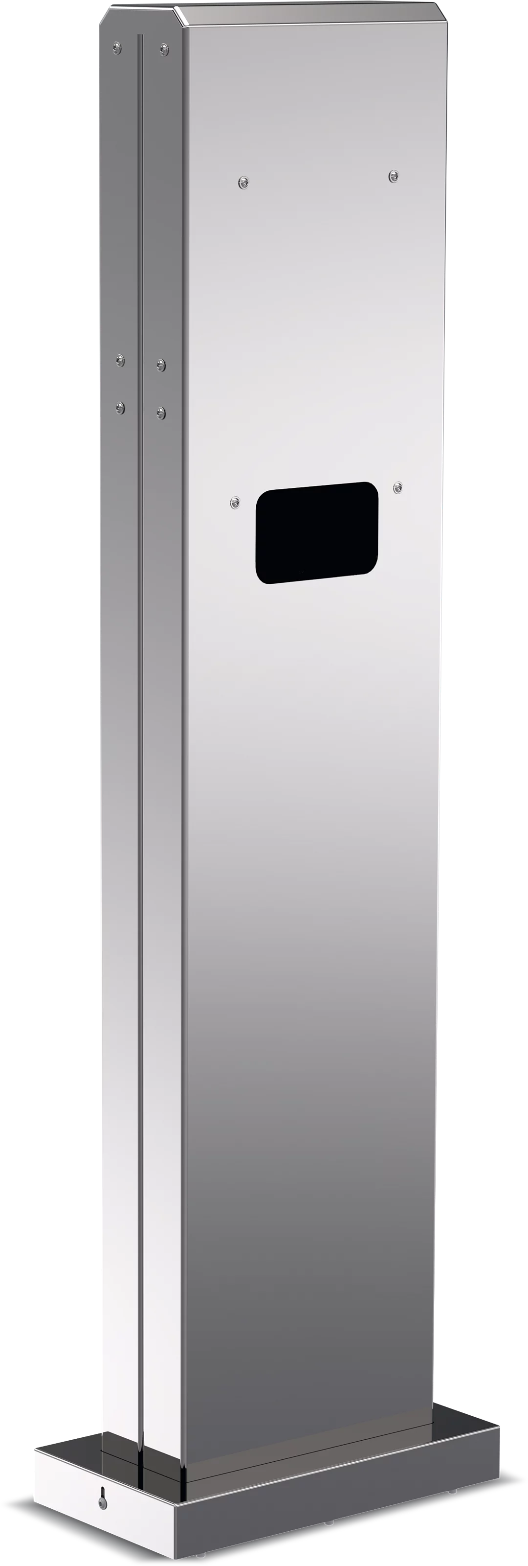 Kolumna ze stali nierdzewnej do 1 x wallboxa 1100/2200 Schräg, Rechts
