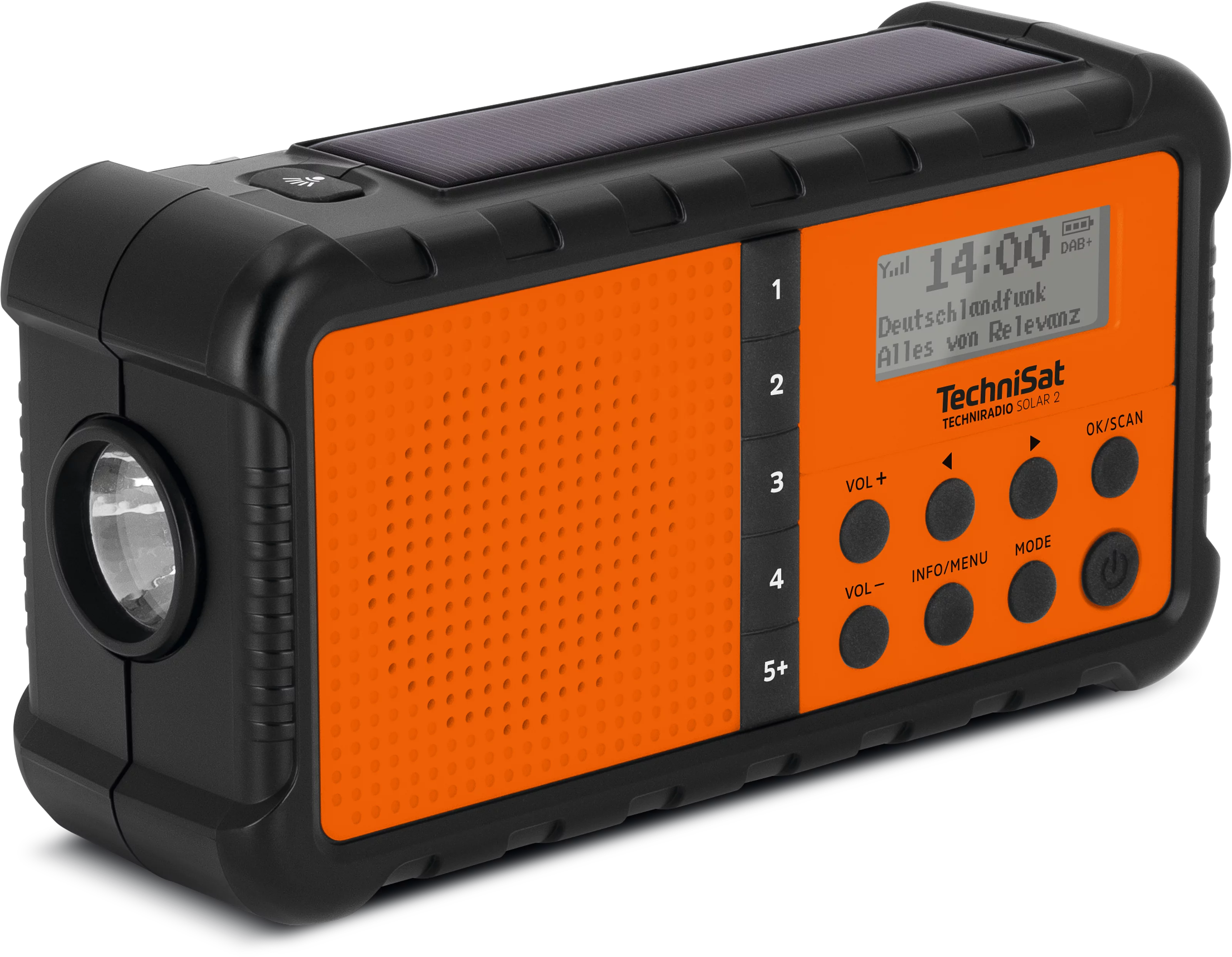 TECHNIRADIO SOLAR 2 Schräg, Rechts