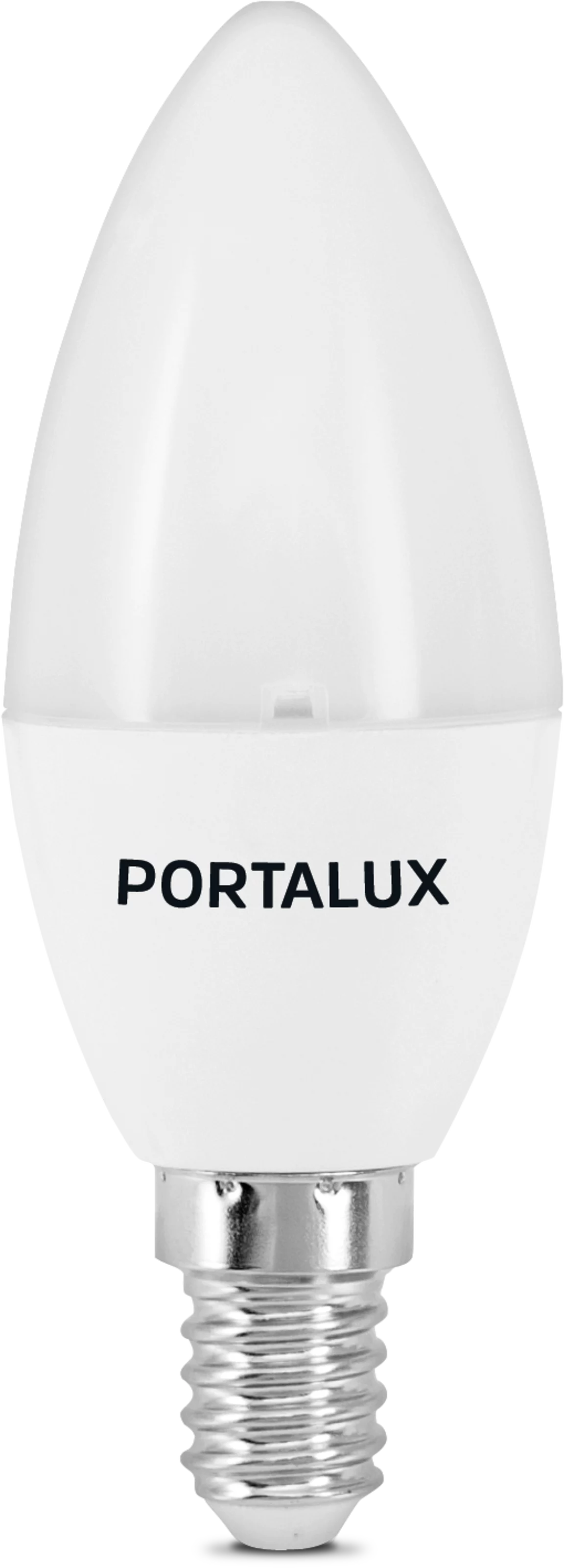 PORTALUX E14 – żarówka świeczkowa 4,5 W Frontal, Front