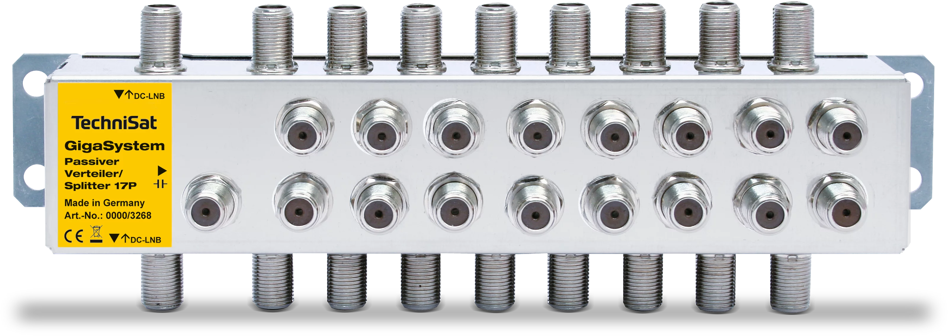 Passive splitter 17P Frontal, Front