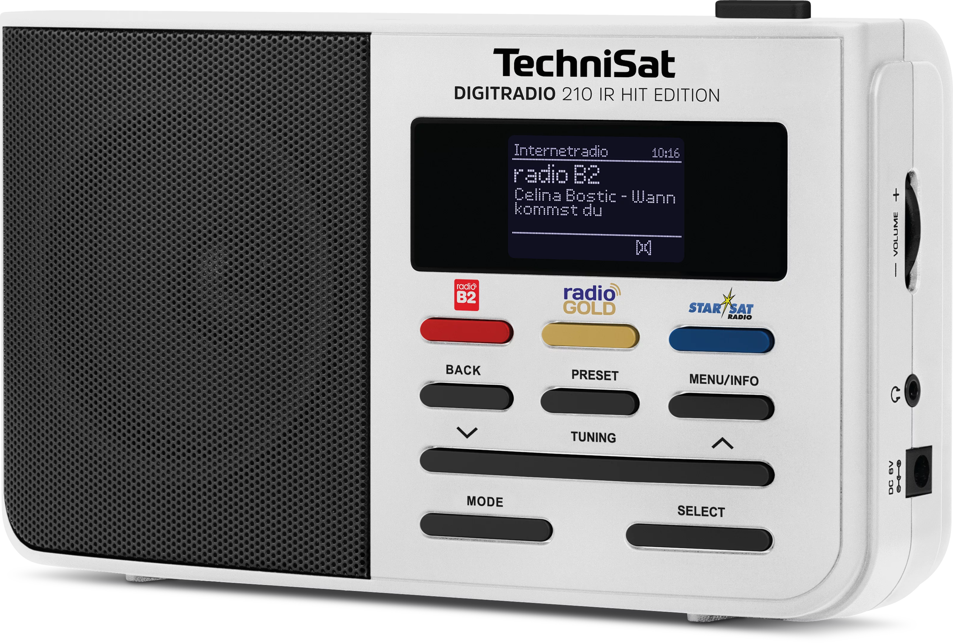 DIGITRADIO 210 IR HIT Edition Schräg, Links