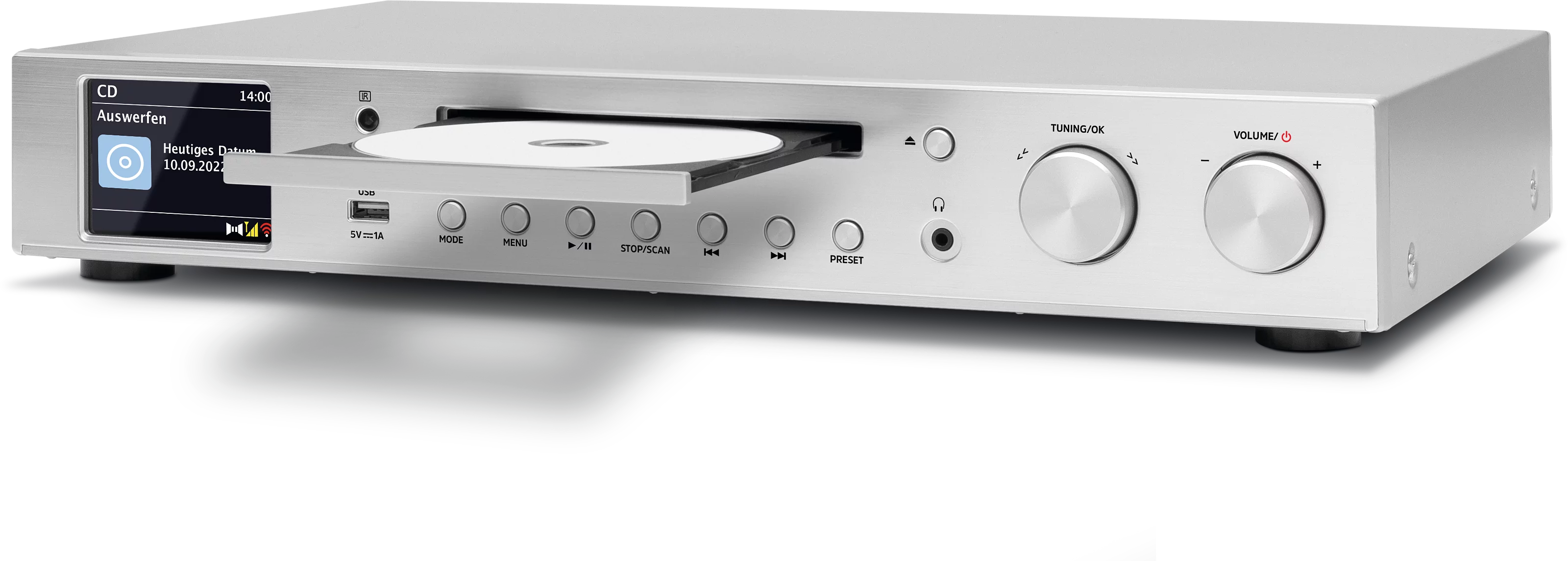 DIGITRADIO 143 CD (V3) Schräg, Links DIGITRADIO 143 CD (V3) Schräg, Links