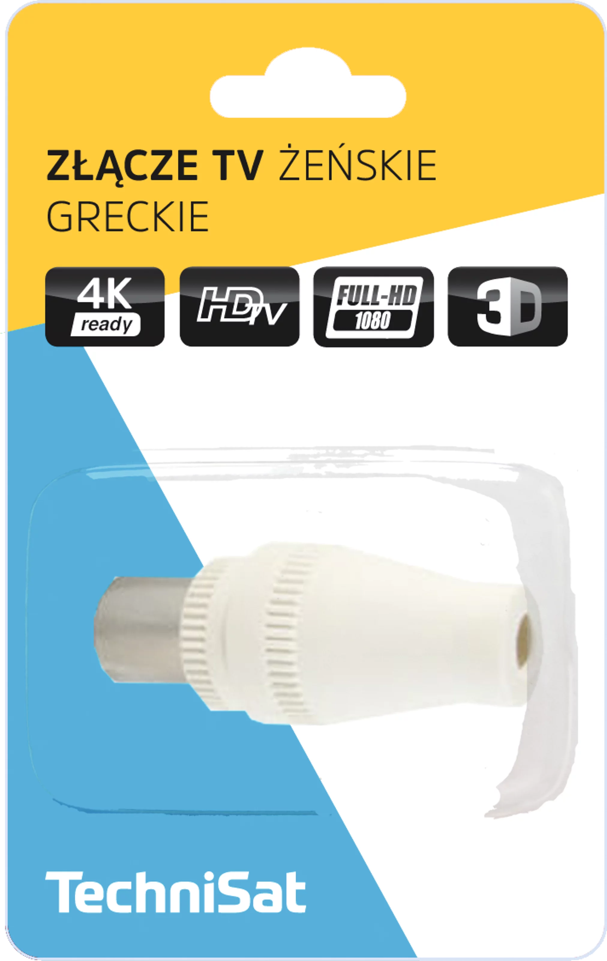 Złącze TV żeńskie greckie MVerpackung