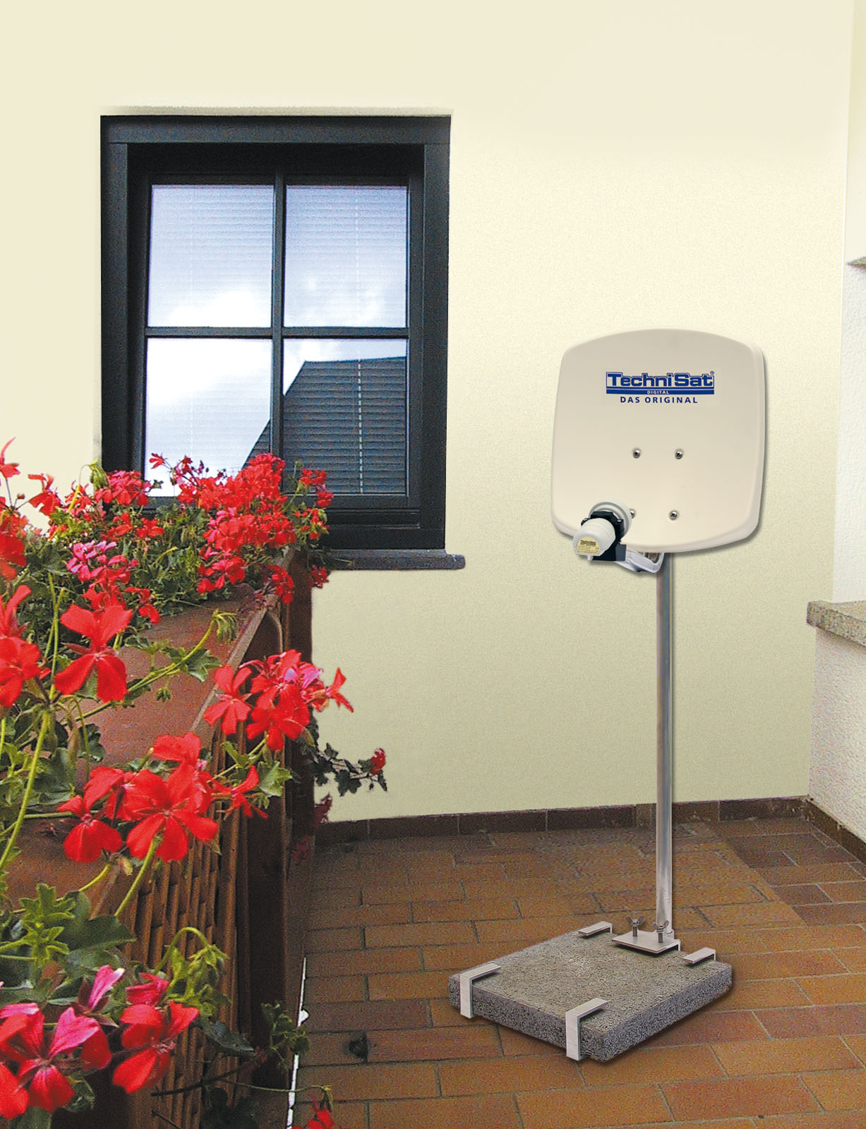 Stojak balkonowy 33/45 (z mocowaniem zaciskowym) Zubehör, Links