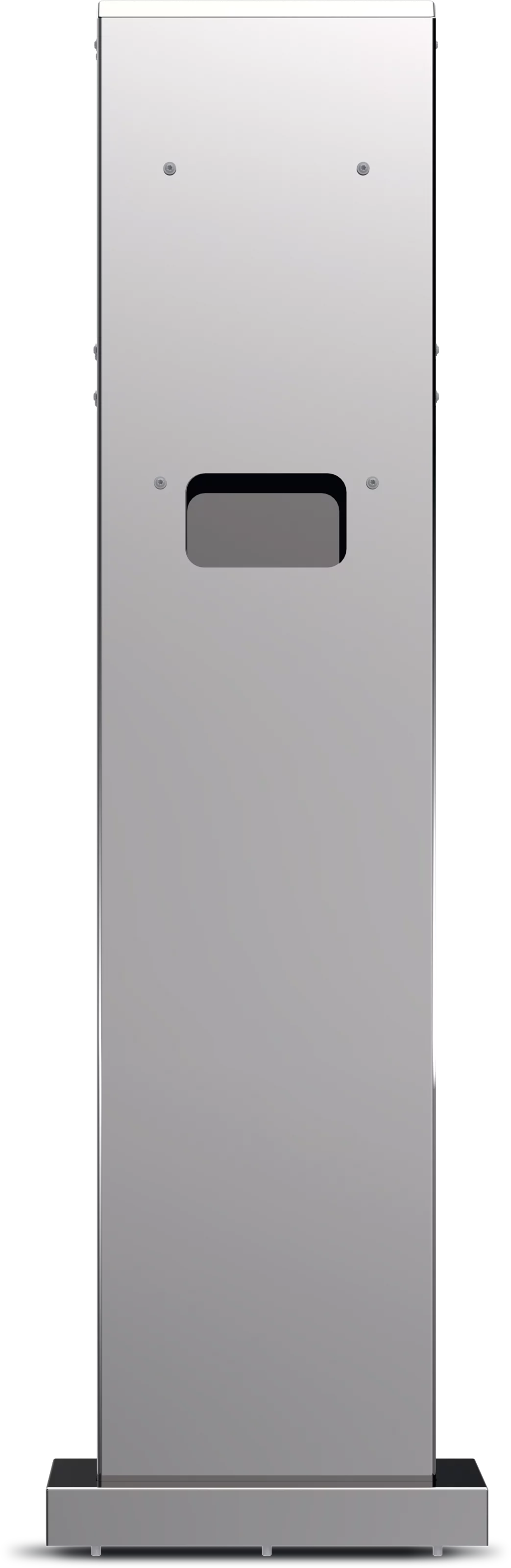 Kolumna ze stali nierdzewnej do 1 x wallboxa 1100/2200 Frontal, Front