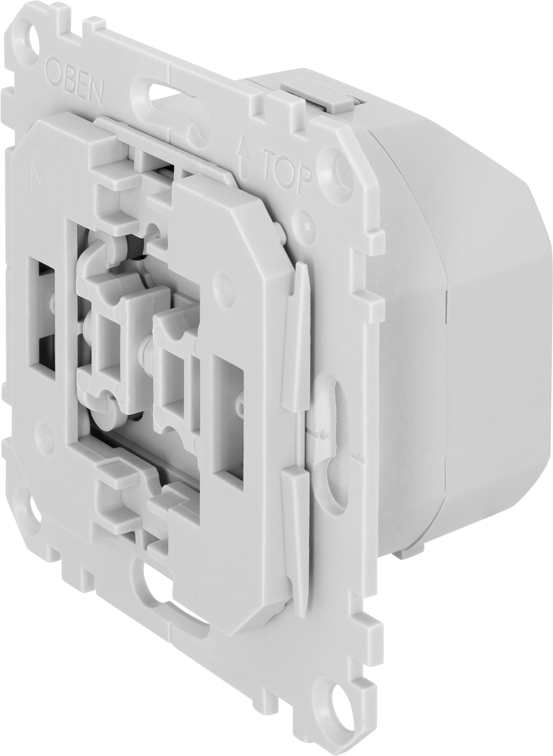 Podtynkowy sterownik światła, podwójny, kompatybilny z Merten Schräg, Links