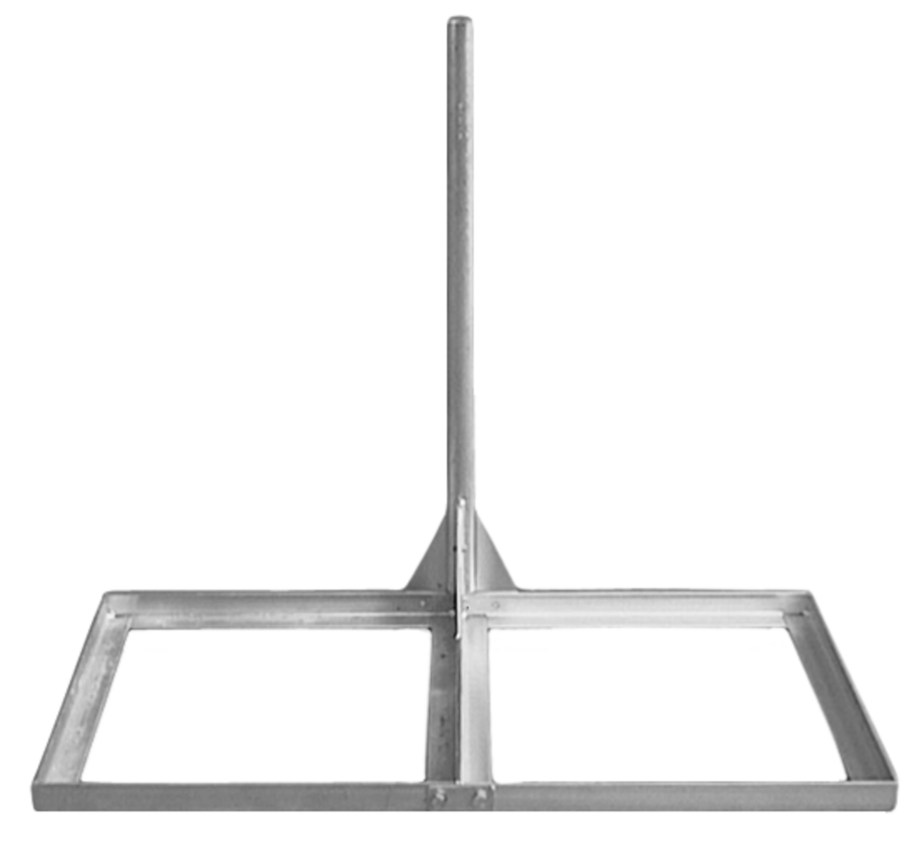 Balkonständer mit 2 Gehwegplatten-Aufnahmen Schräg, Rechts