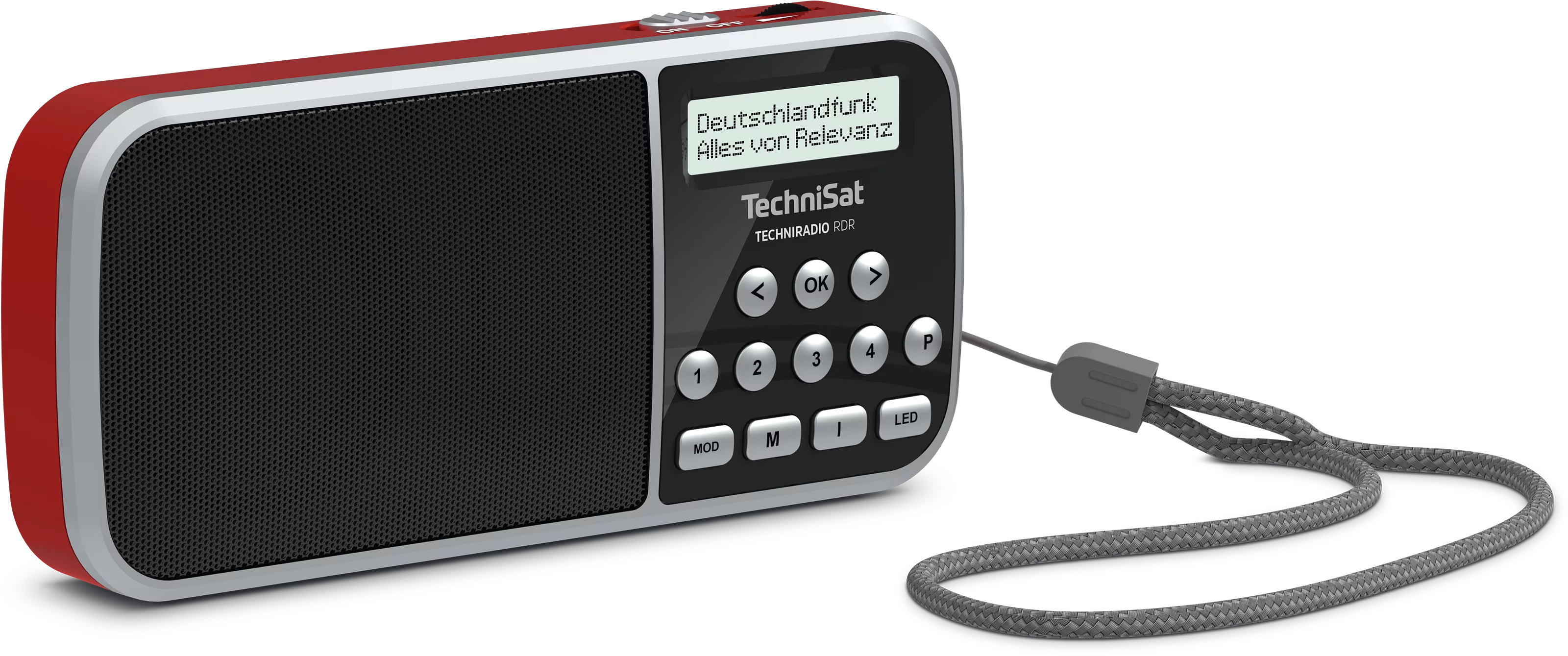 TECHNIRADIO RDR z zasilaczem Schräg, Rechts