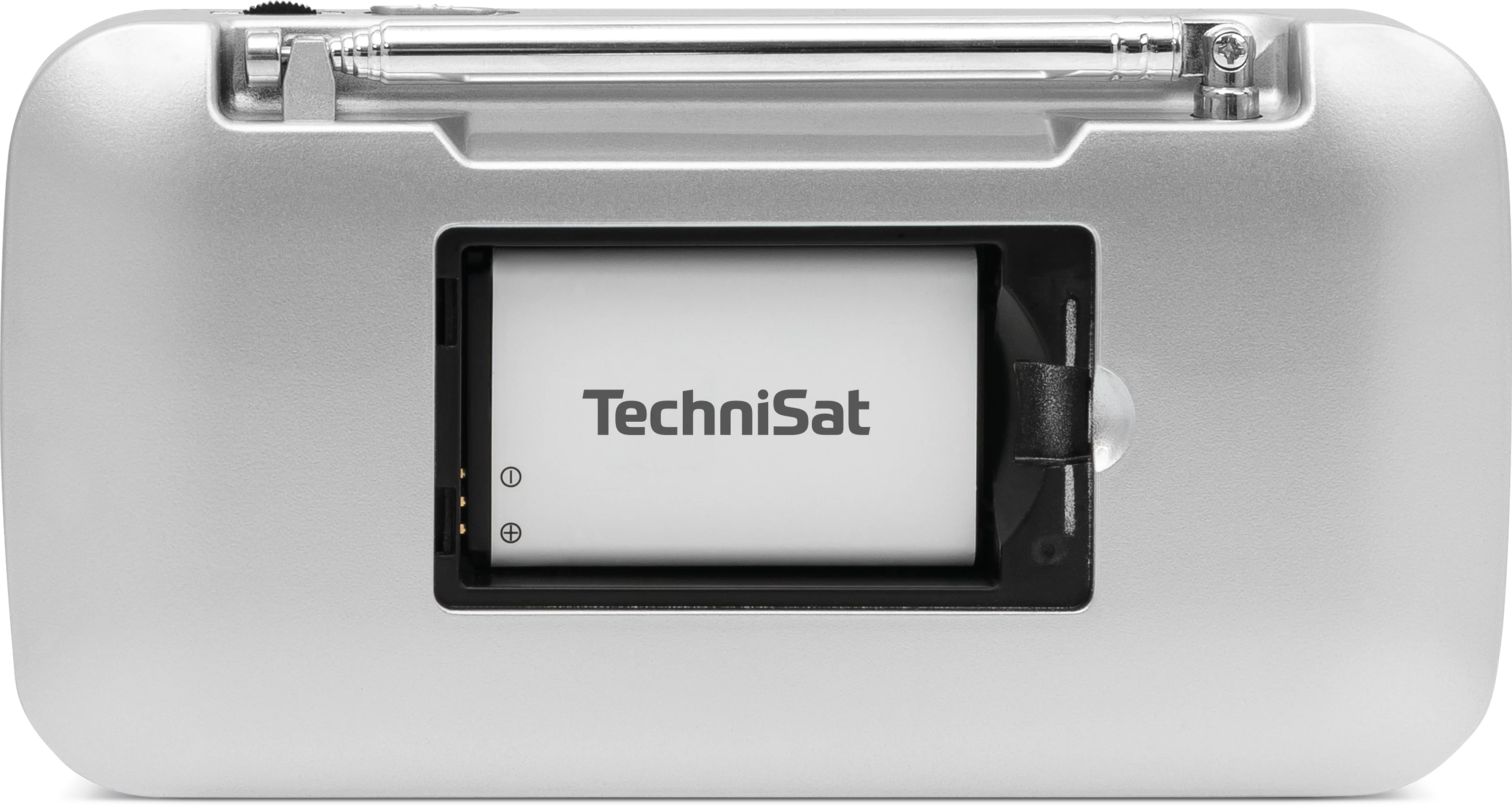 TECHNIRADIO RDR XL, silver Frontal, Rück