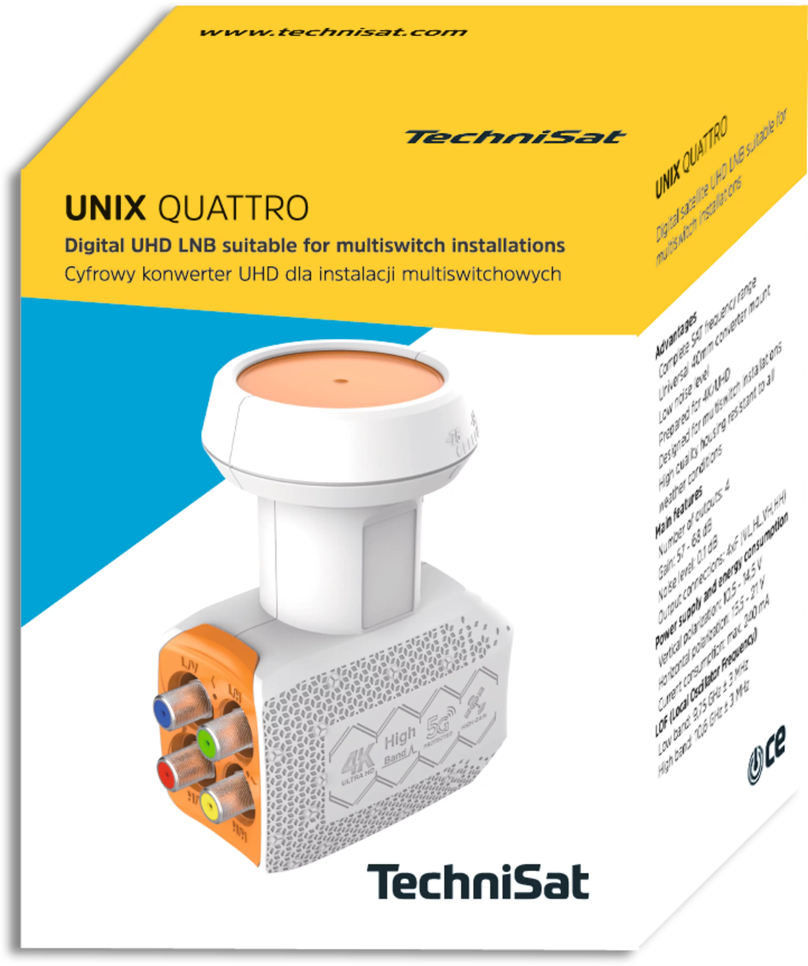 UNIX Quattro-LNB MVerpackung