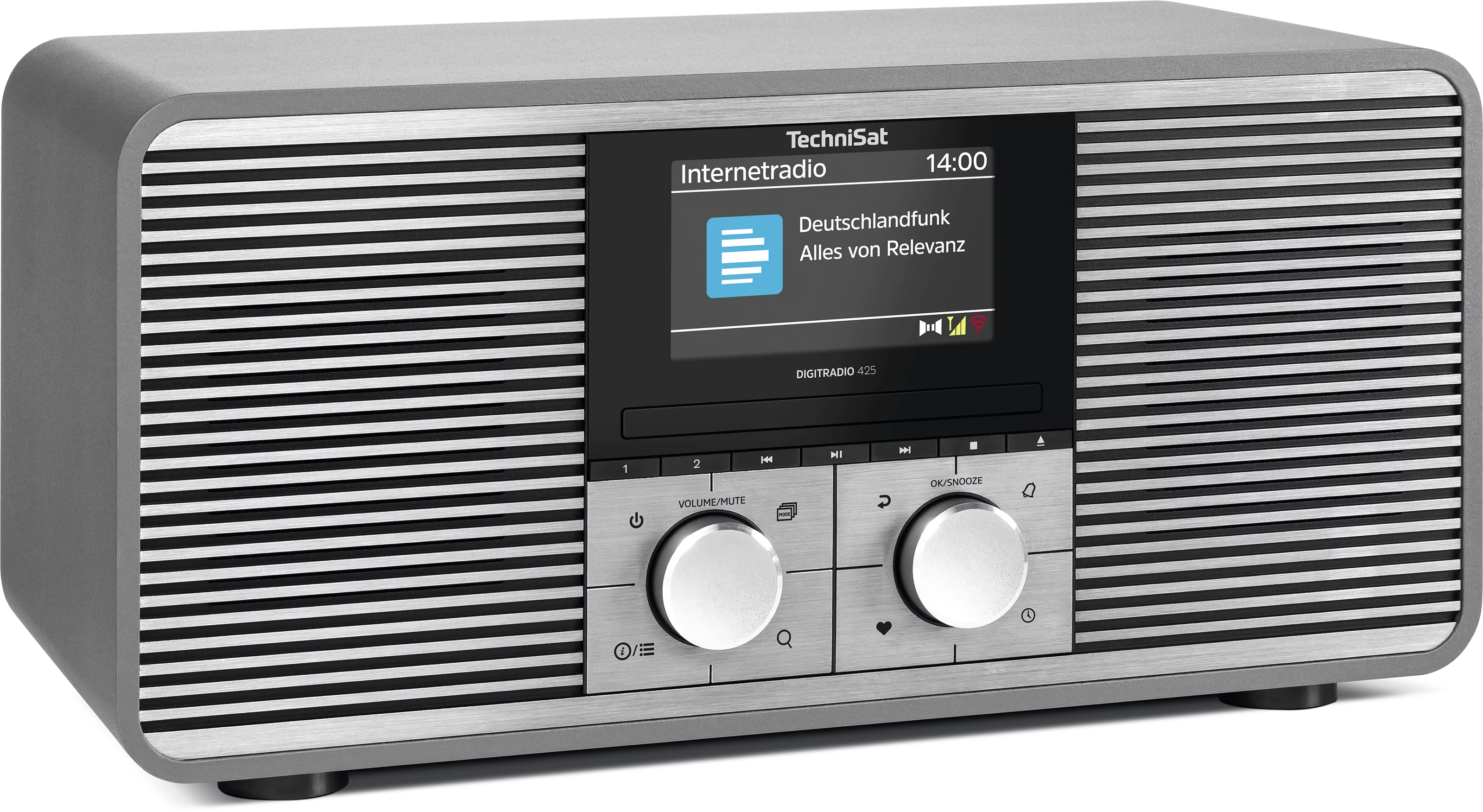 DIGITRADIO 425, anthracite Schräg, Rechts