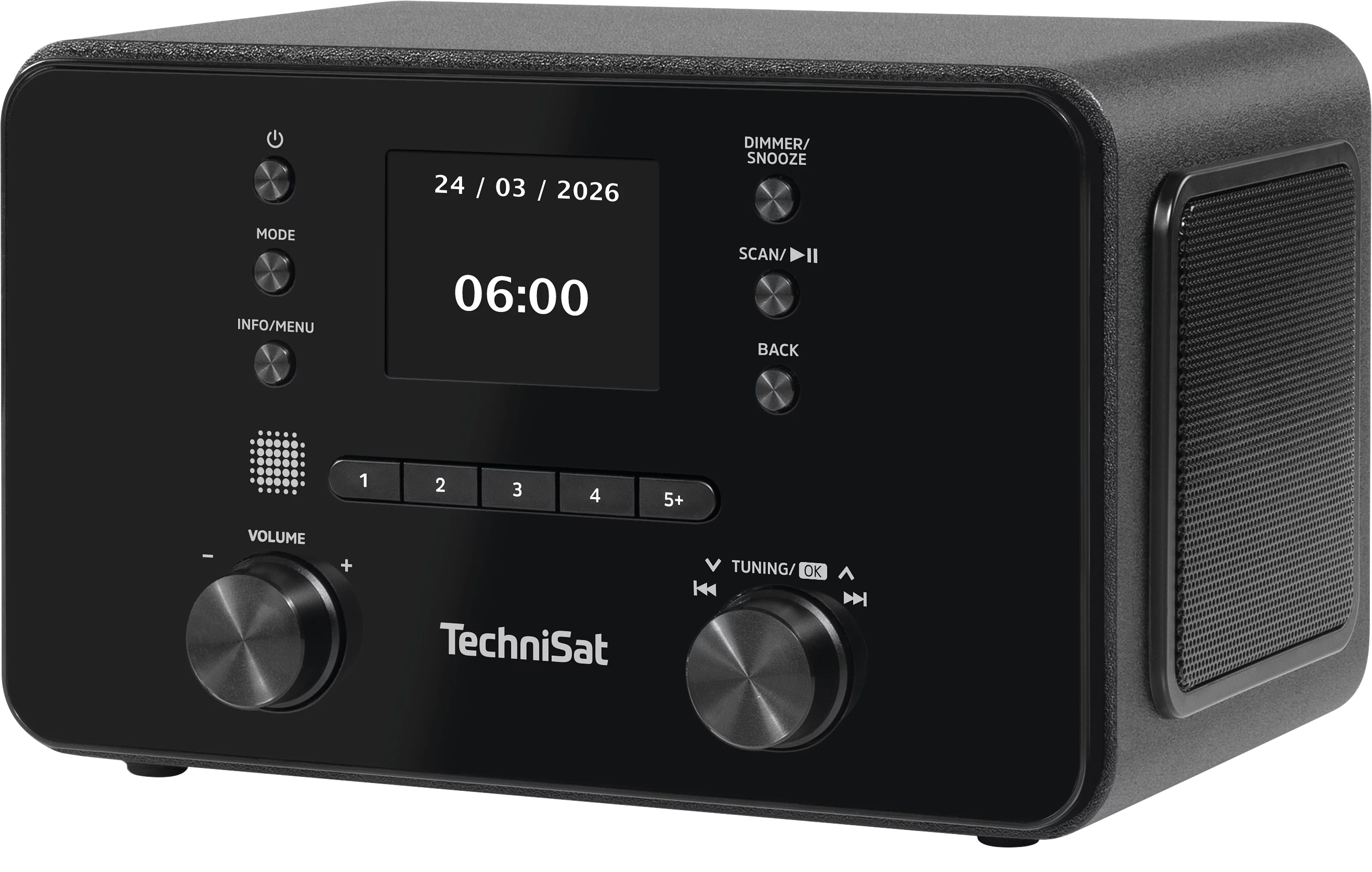 DIGITRADIO 550 IR Schräg, Links