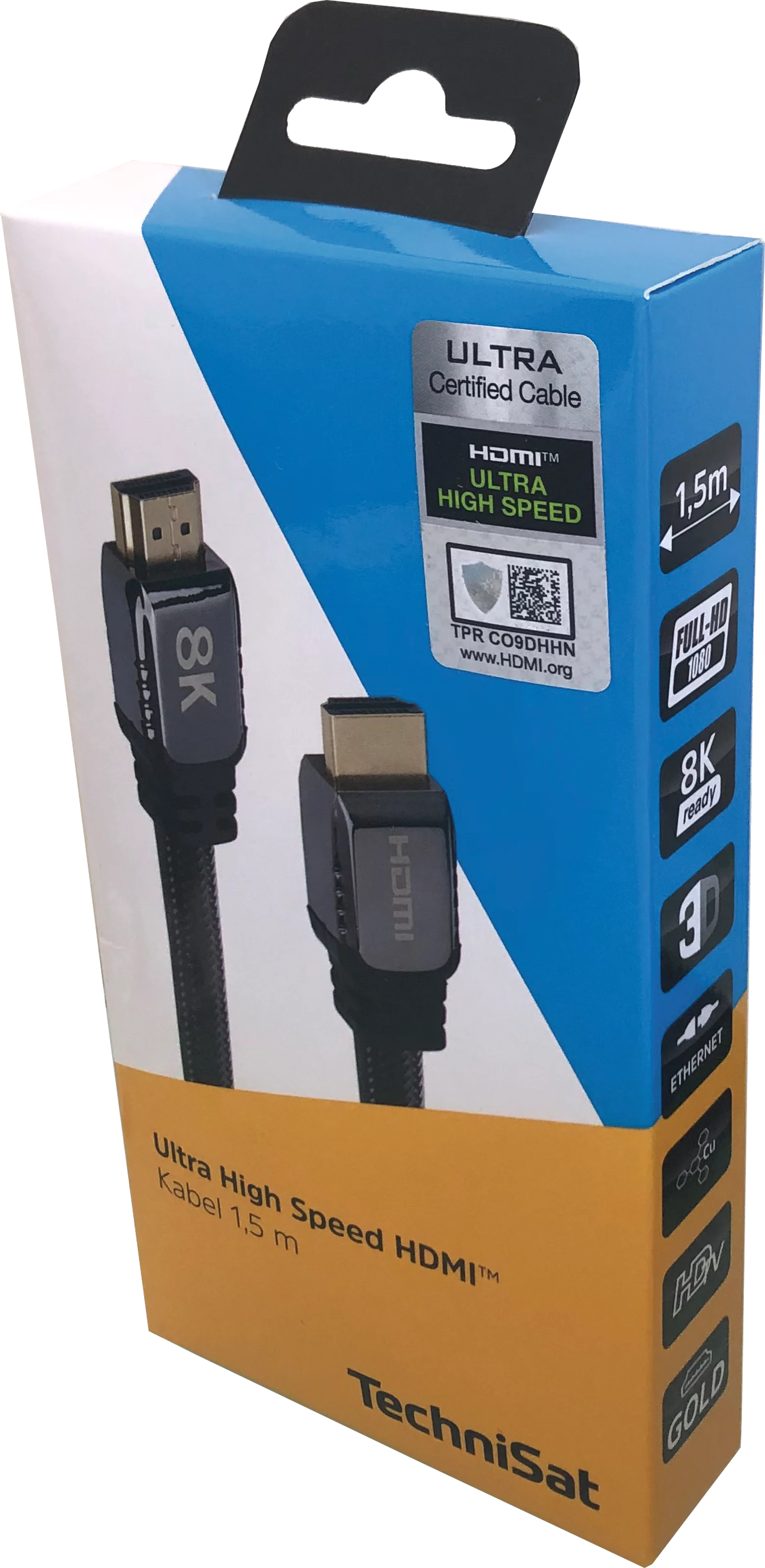 Ultra High Speed HDMI™; 1,5 m MVerpackung