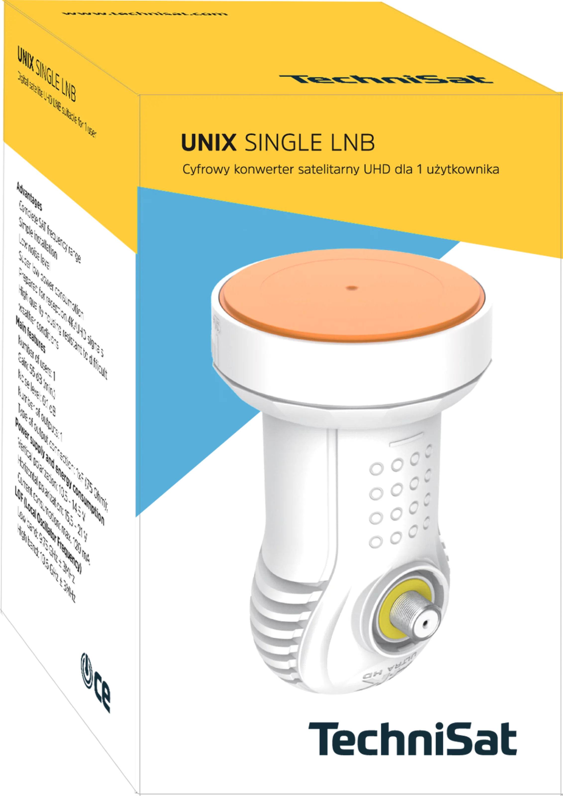 UNIX Single LNB MVerpackung