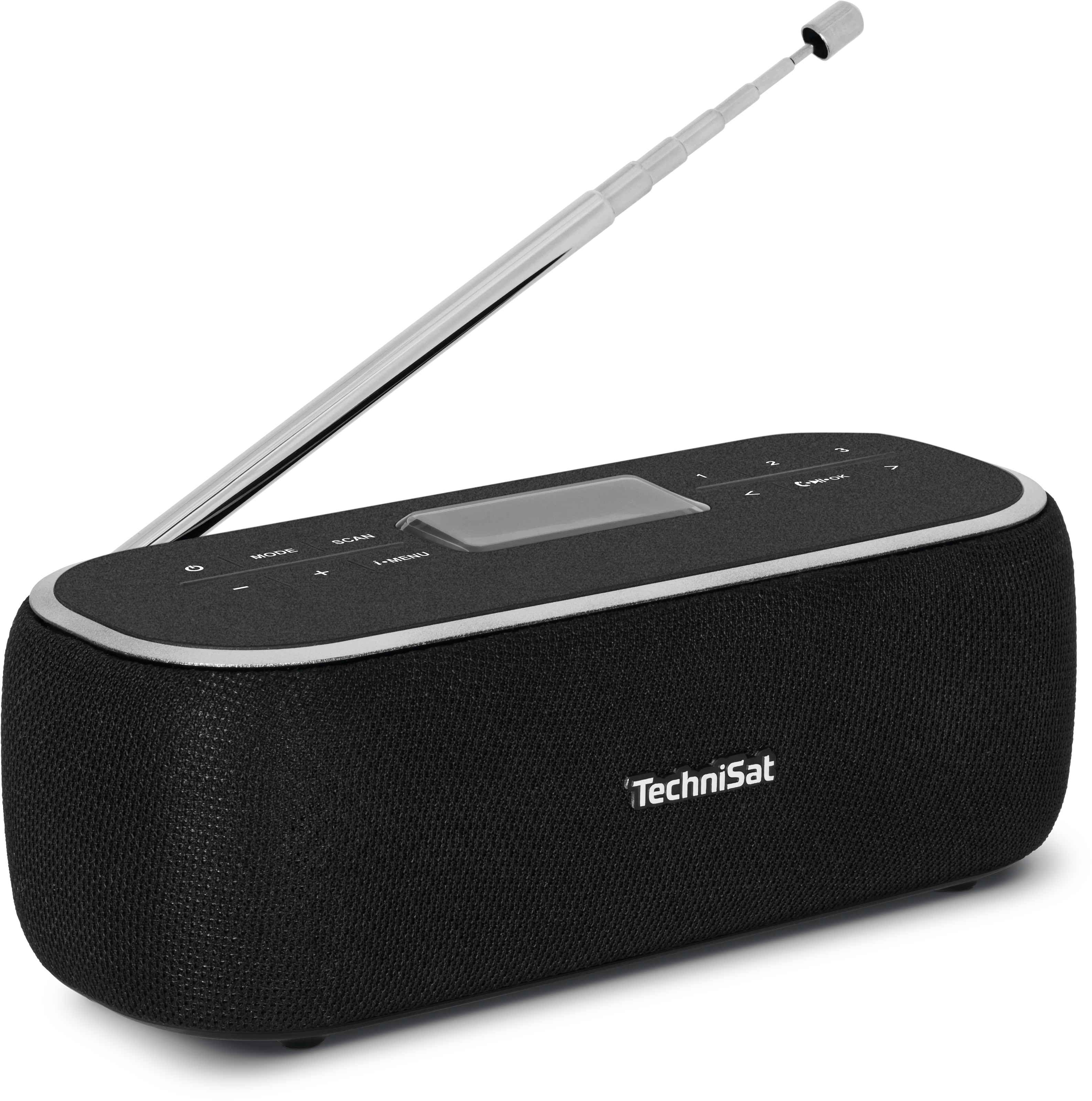 DIGITRADIO BT 1, czarne Schräg, Rechts