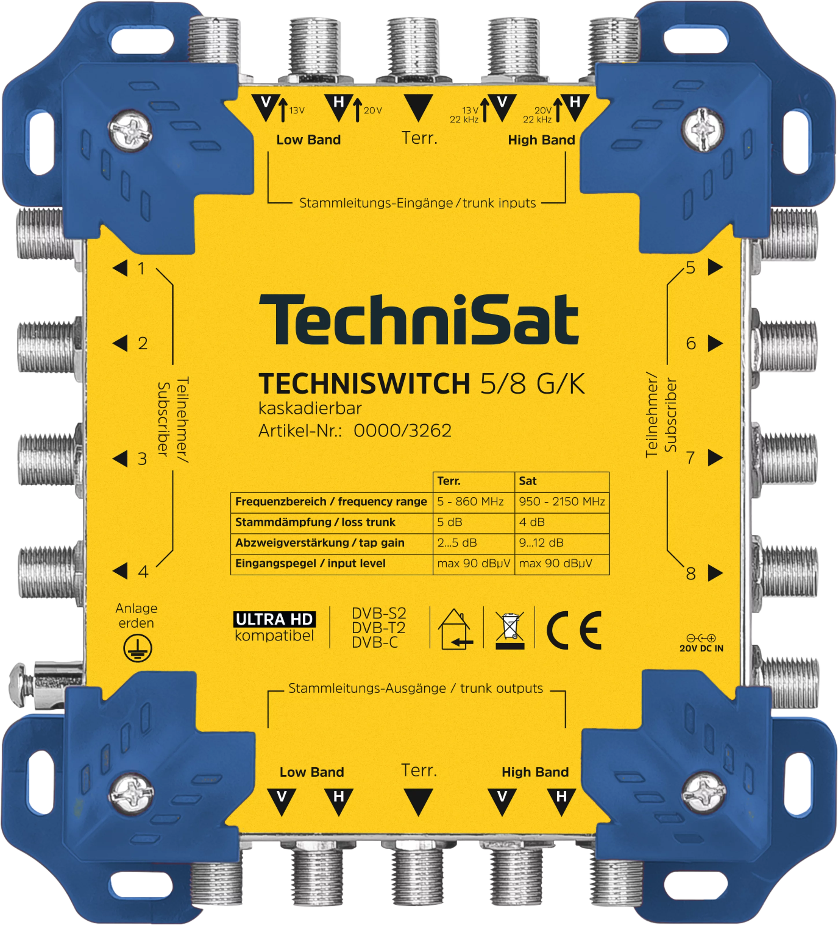 TECHNISWITCH 5/8 G/K
