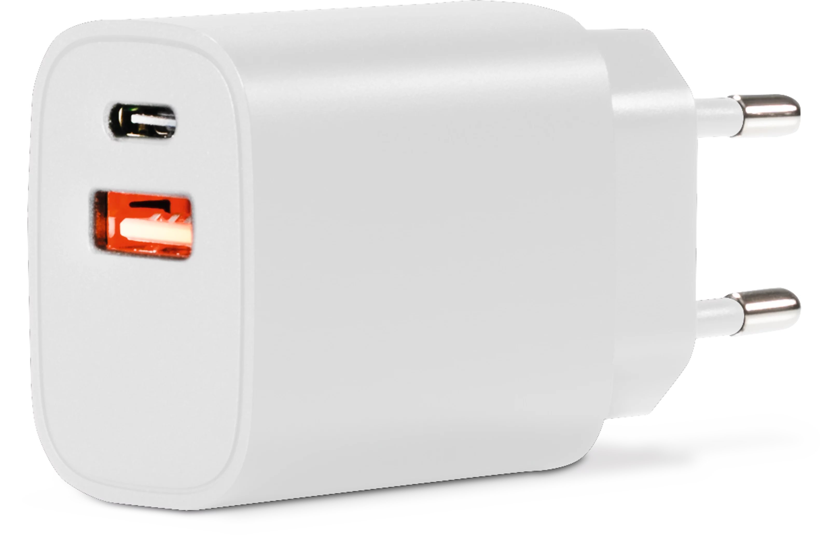 USB-C power supply unit, white Frontal, Front