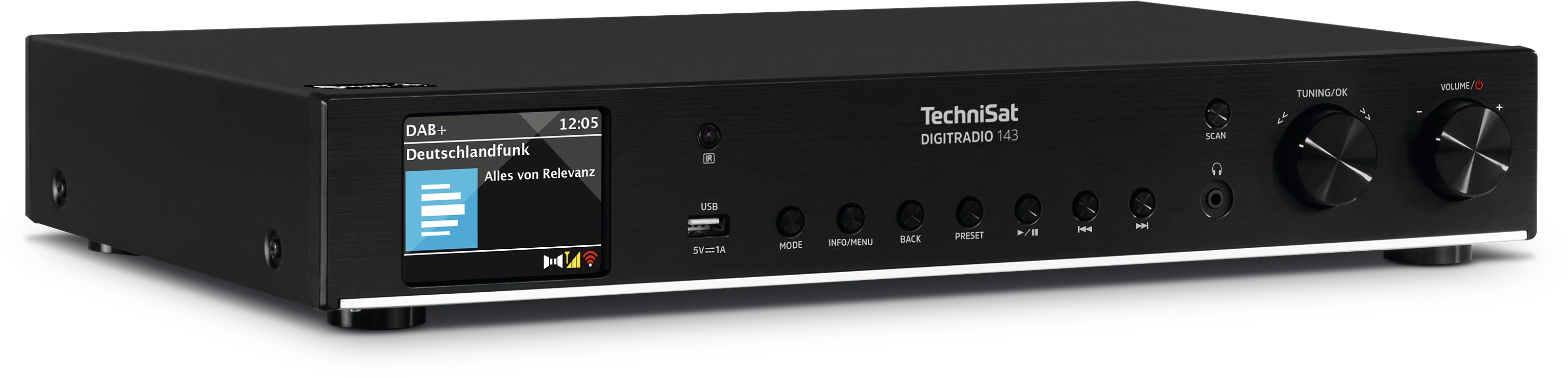 DIGITRADIO 143 (V3) Schräg, Rechts DIGITRADIO 143 (V3) Schräg, Rechts