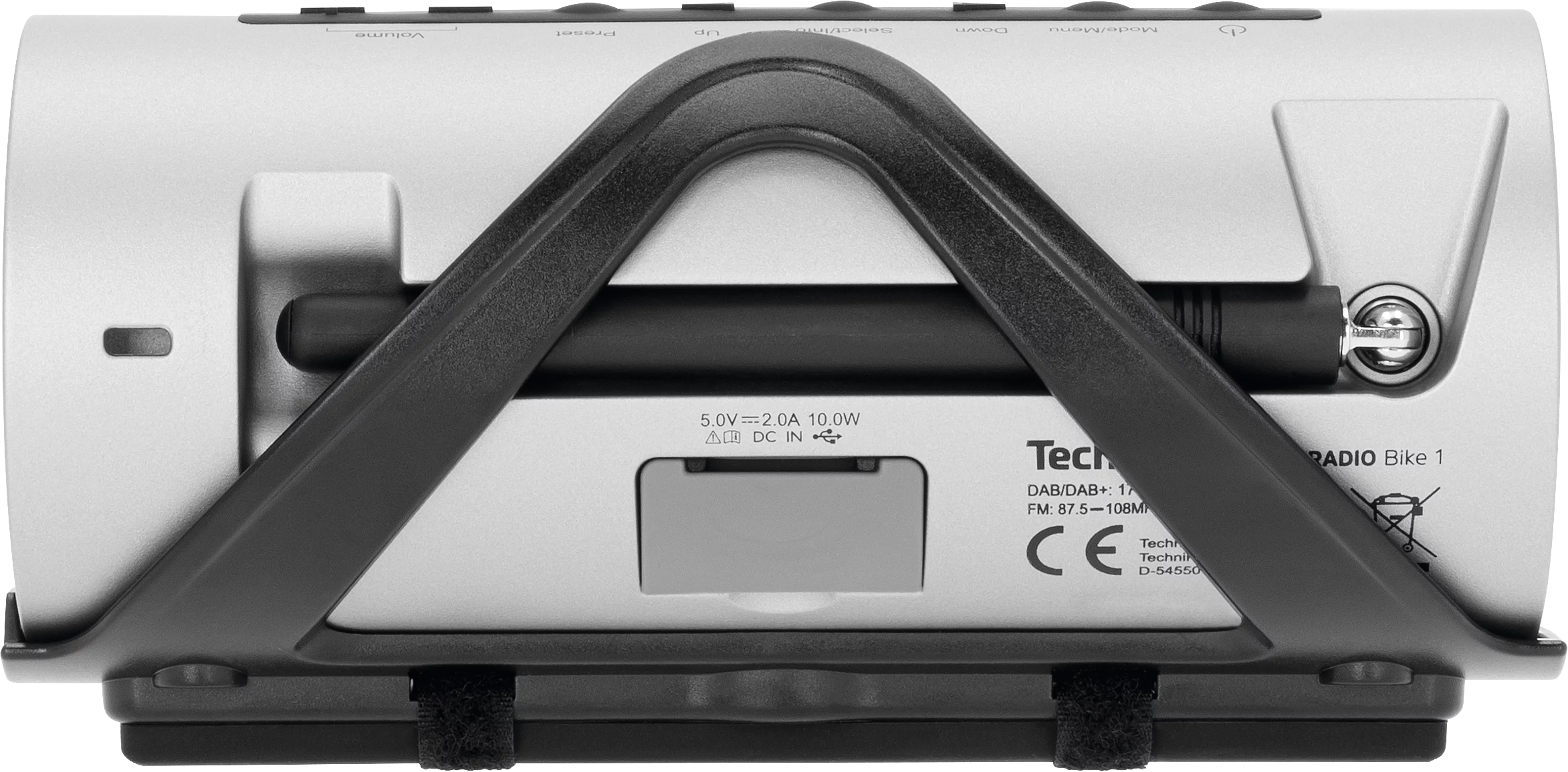 DIGITRADIO Bike 1 Frontal, Rück