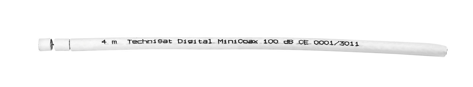 Pojedynczy kabel Mini-COAX 100, zwój 100 m Frontal, Rechts