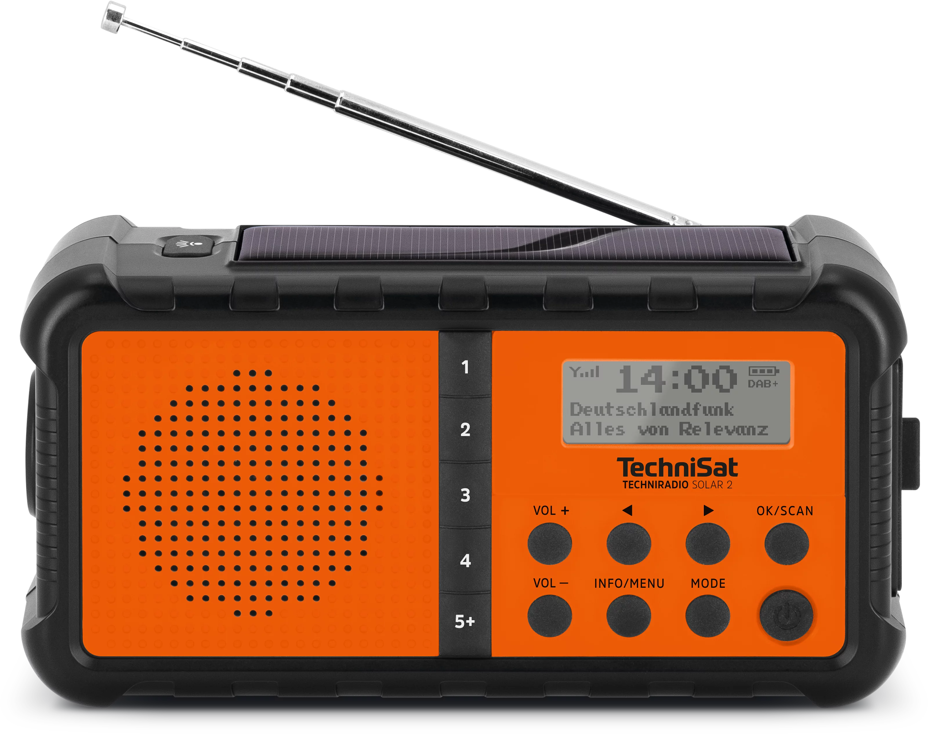 TECHNIRADIO SOLAR 2 Frontal, Front