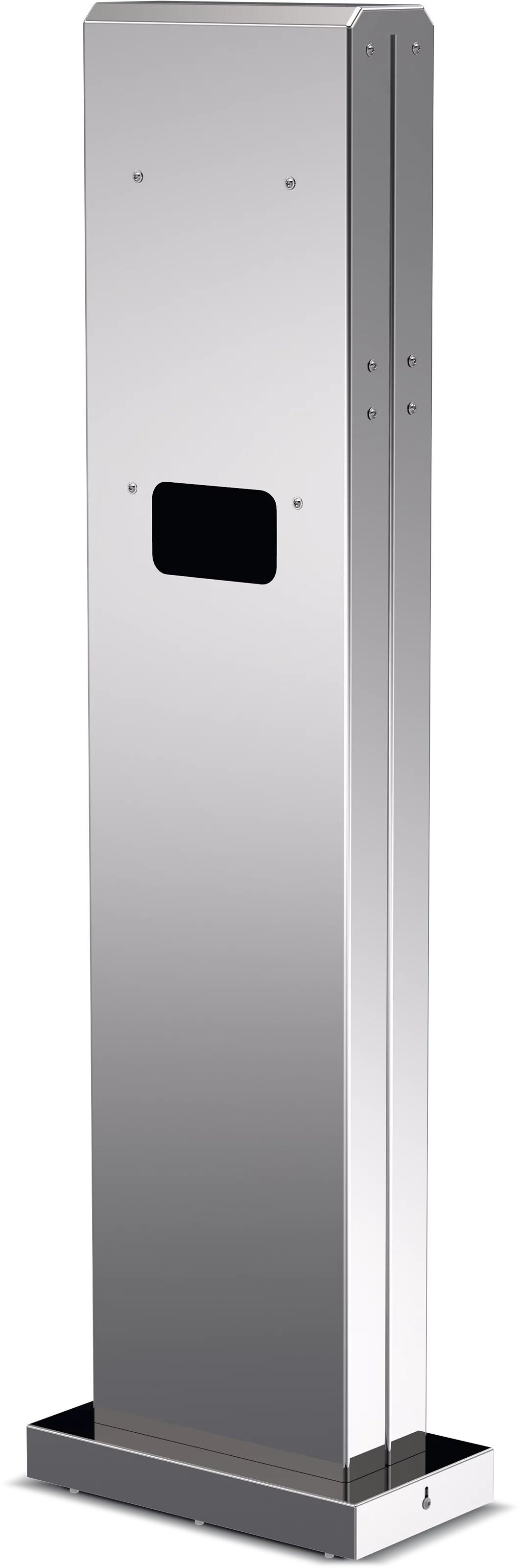Kolumna ze stali nierdzewnej do 1 x wallboxa 1100/2200 Schräg, Links