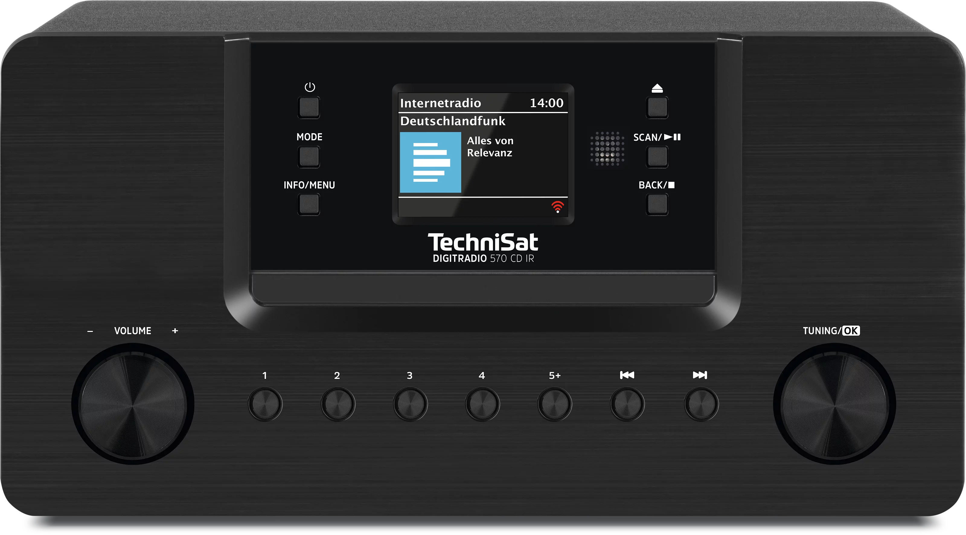 DIGITRADIO 570 CD IR Frontal, Front