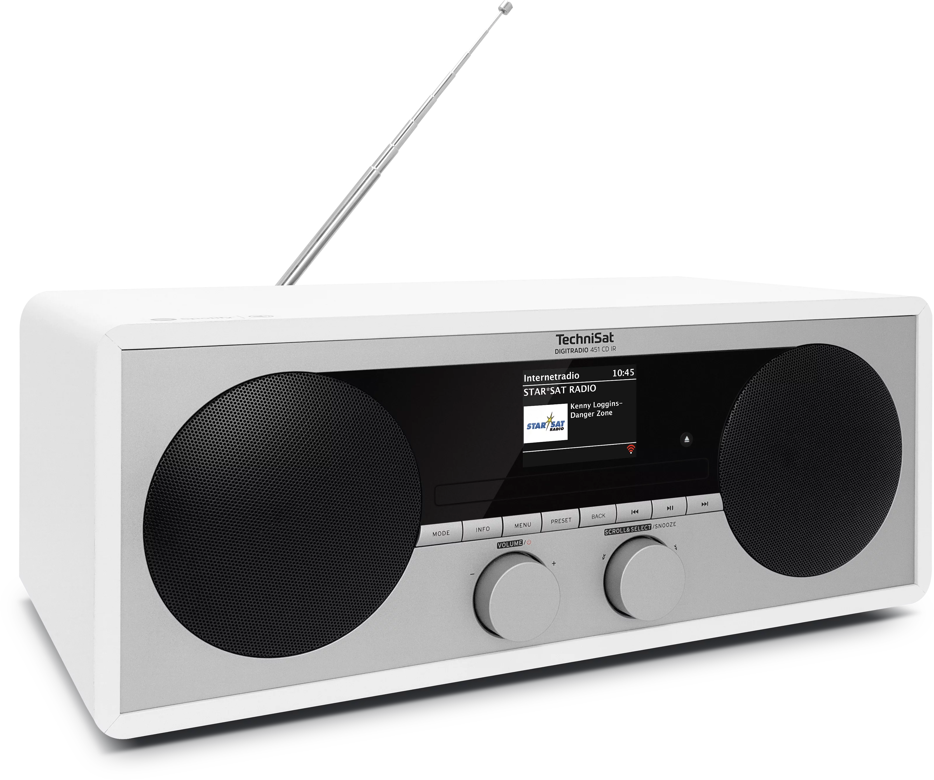 DIGITRADIO 451 CD IR Schräg, Rechts