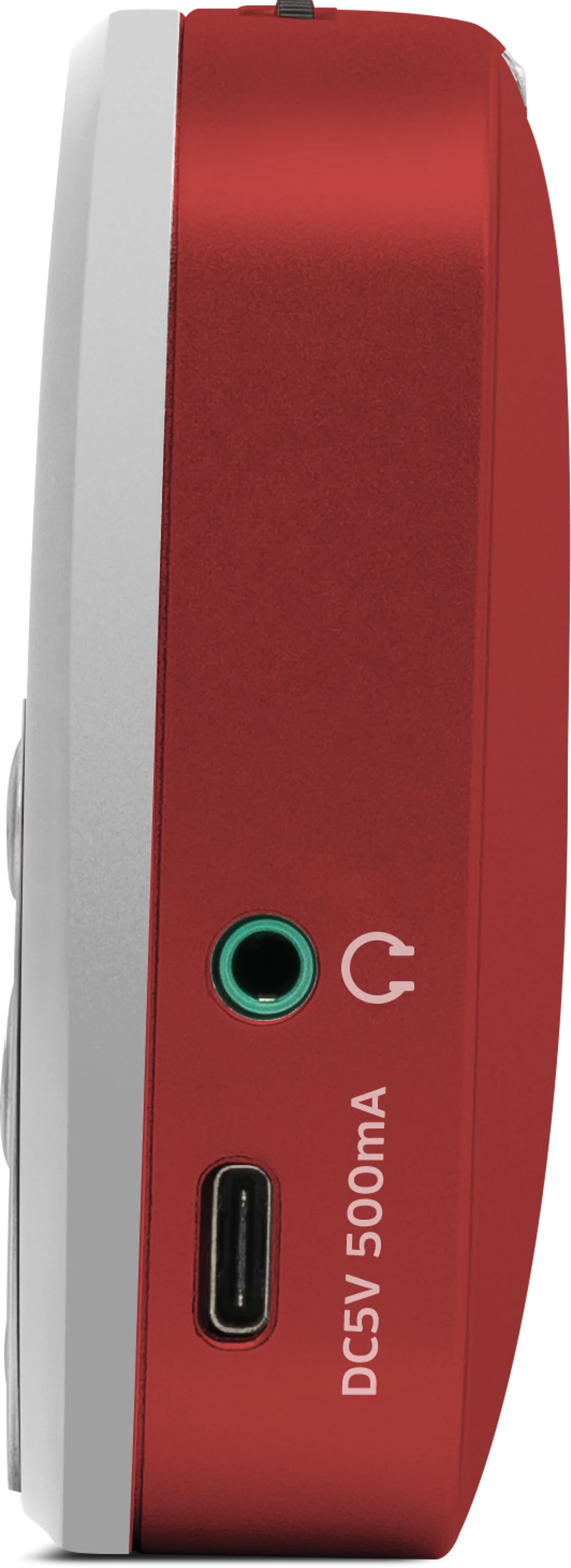 TECHNIRADIO RDR XL, czerwony Frontal, Rechts