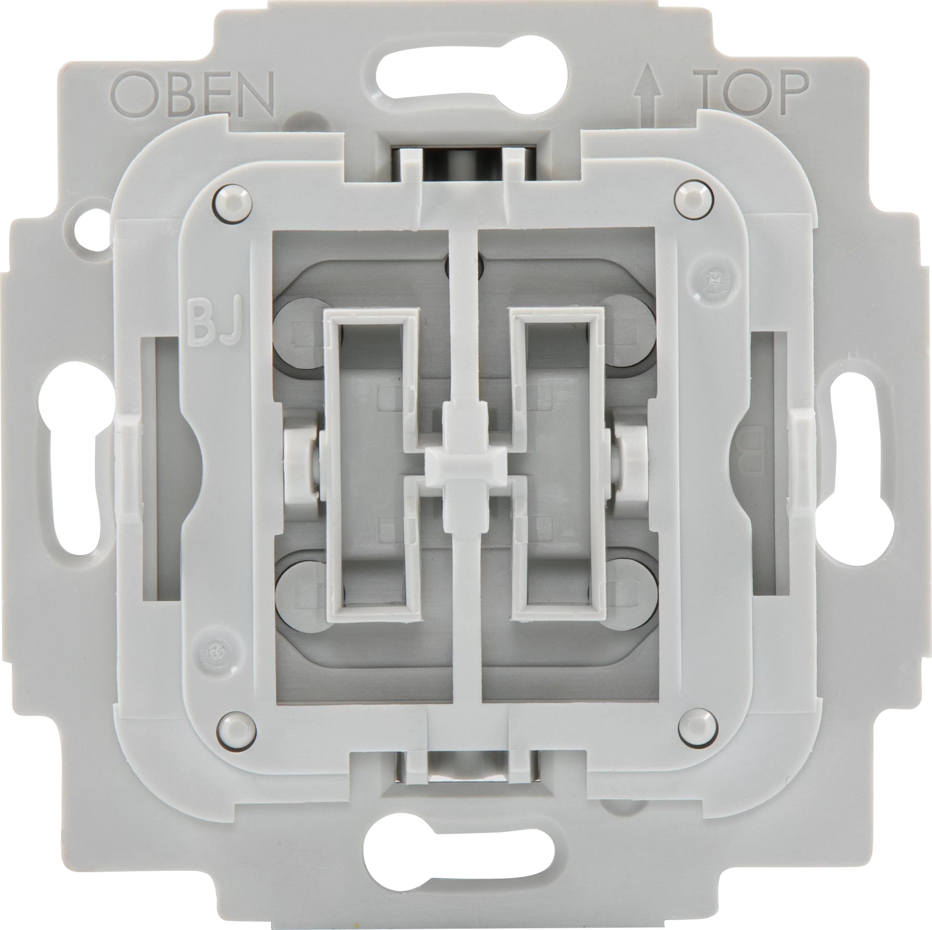 Podtynkowy sterownik światła, podwójny, kompatybilny z Busch-Jaeger Frontal, Front