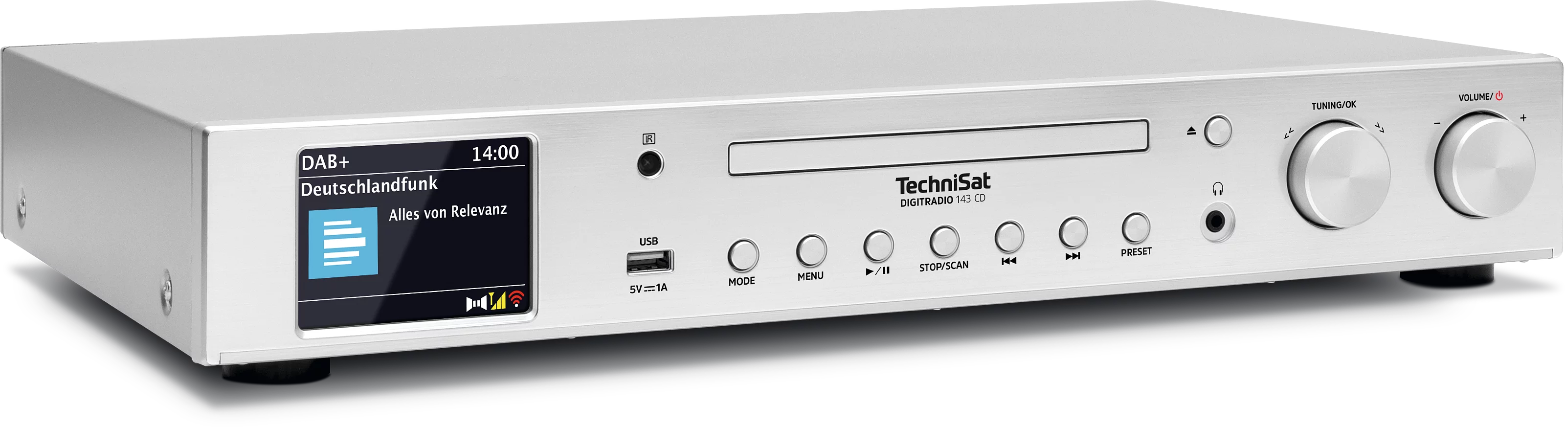 DIGITRADIO 143 CD (V3) Schräg, Rechts DIGITRADIO 143 CD (V3) Schräg, Rechts