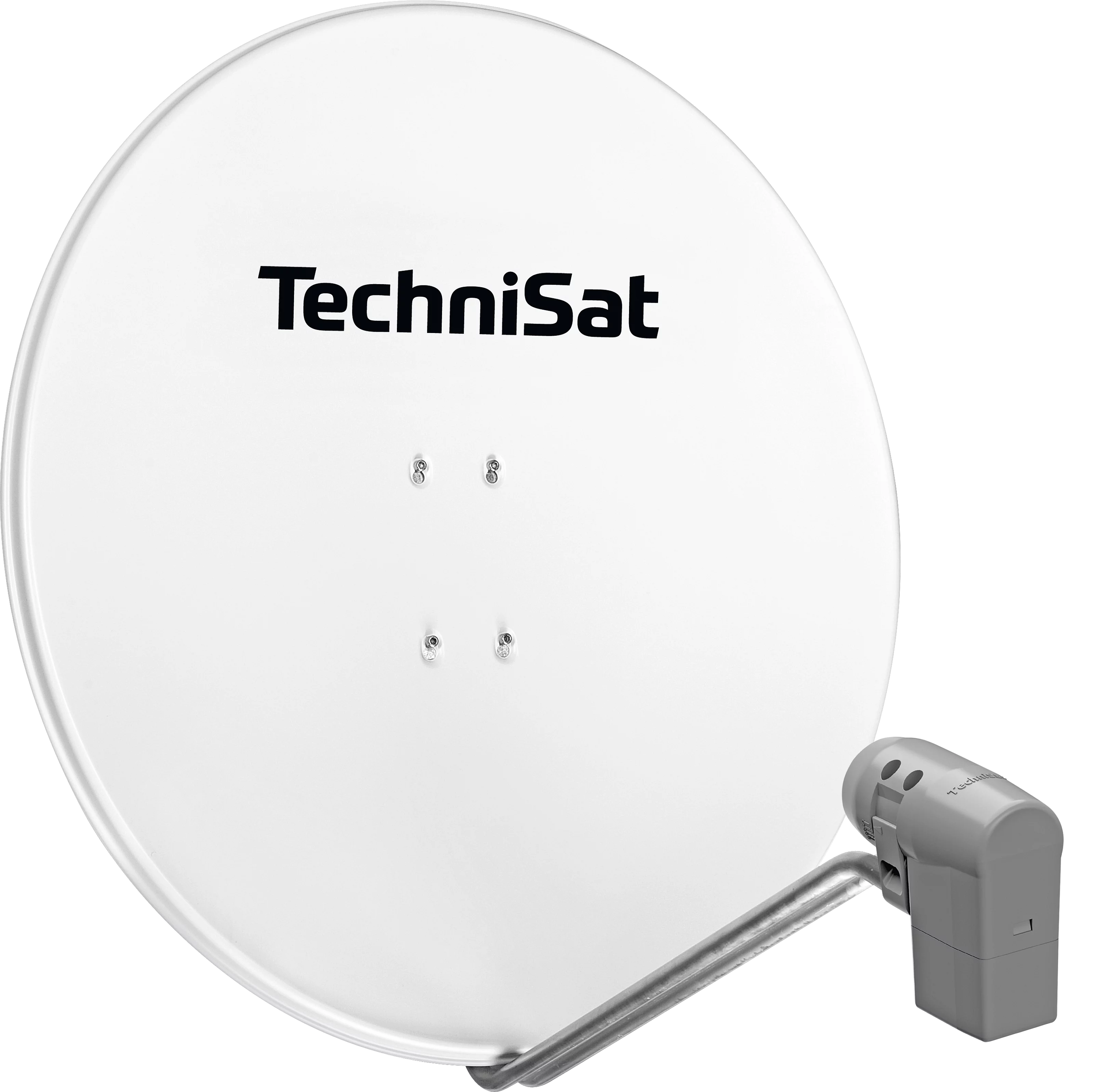 SATMAN 850 PLUS, UNYSAT Universal-Quattro-Switch-LNB Schräg, Rechts
