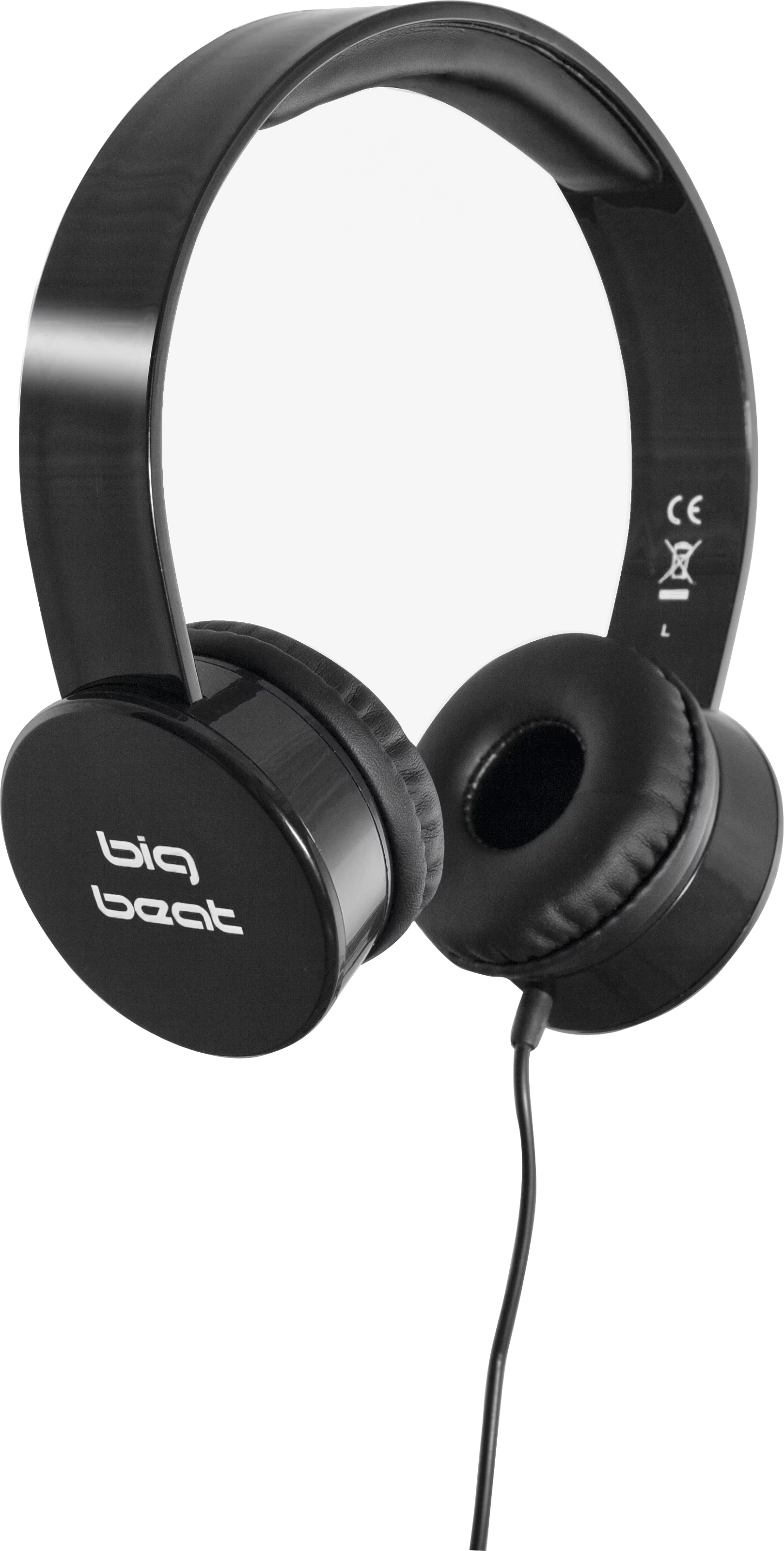 BigBeat CE stereo headphones Schräg, Links