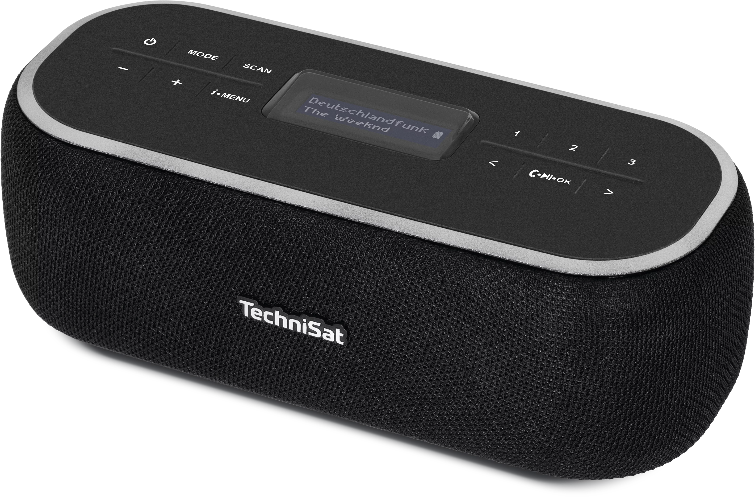 DIGITRADIO BT 1, czarne Schräg, Oben