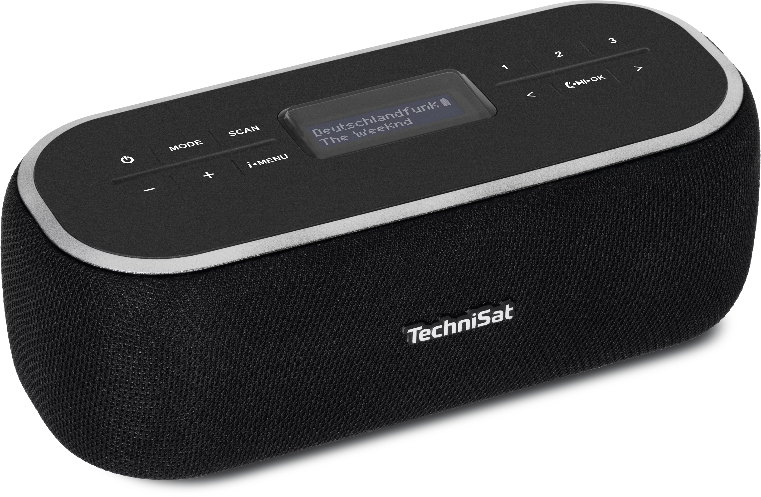 DIGITRADIO BT 1, czarne Schräg, Oben