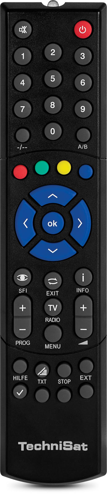 Remote control suitable for digital receivers