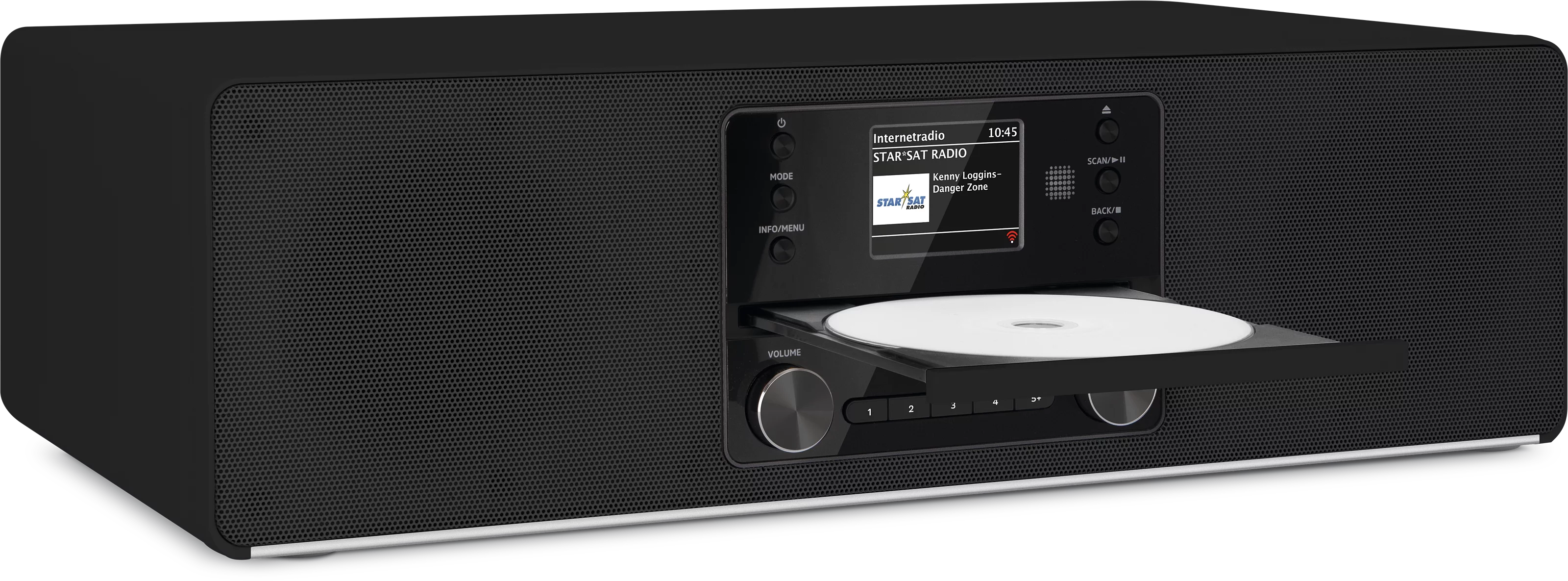 DIGITRADIO 380 CD IR Schräg, Rechts