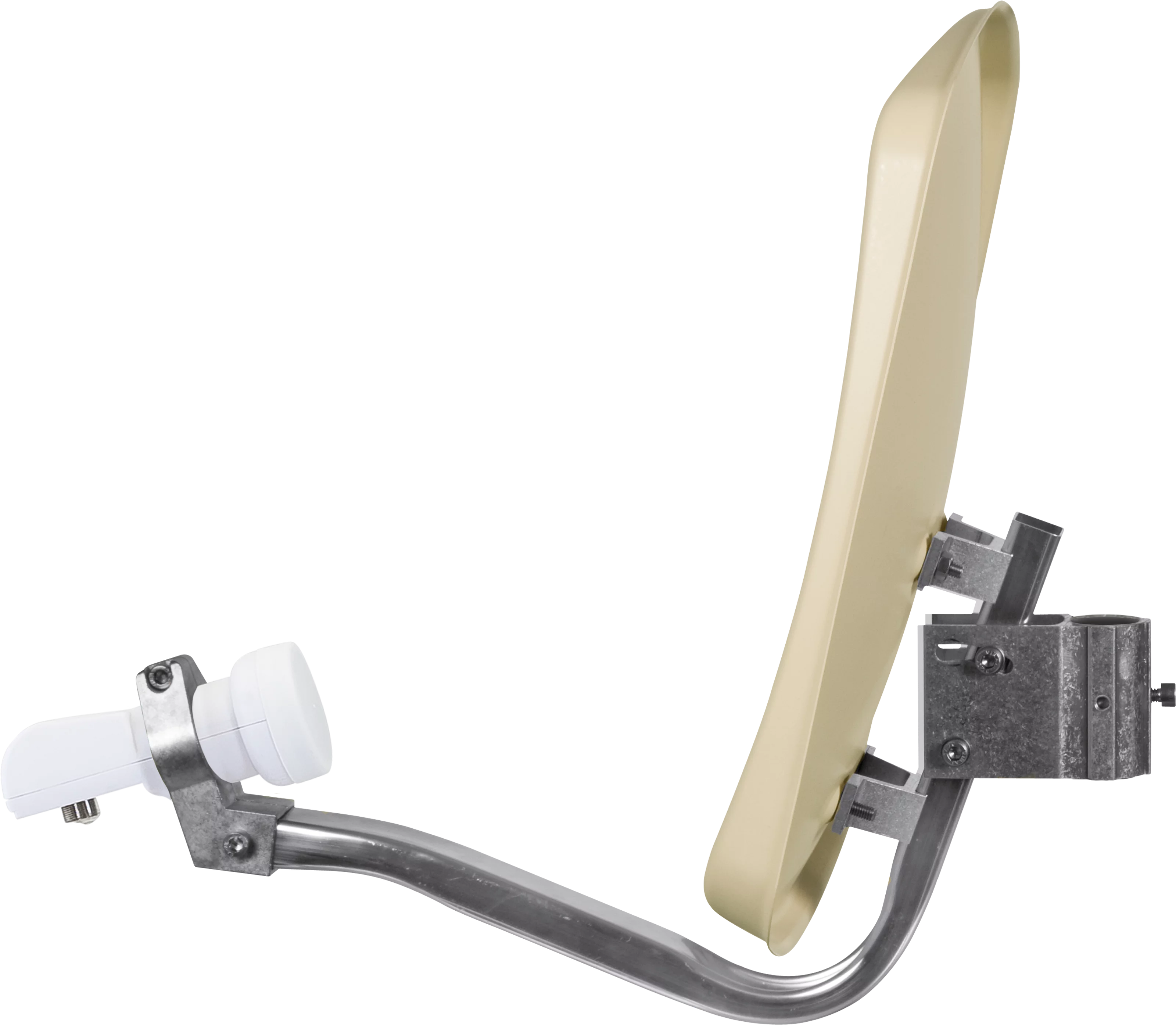 DIGIDISH 33 aluminiowa antena, Universal-Twin-LNB Frontal, Rechts