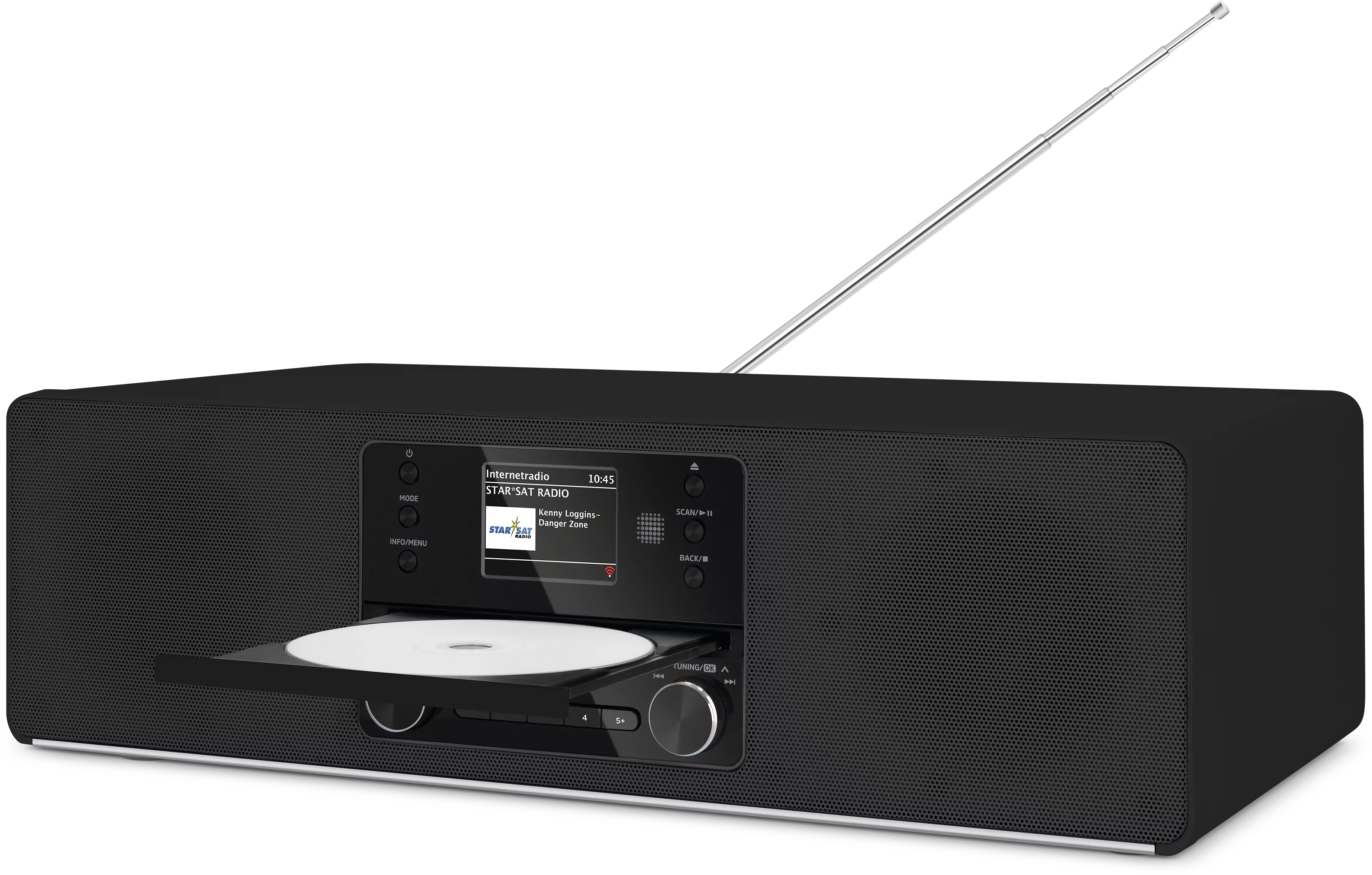 DIGITRADIO 380 CD IR Schräg, Links