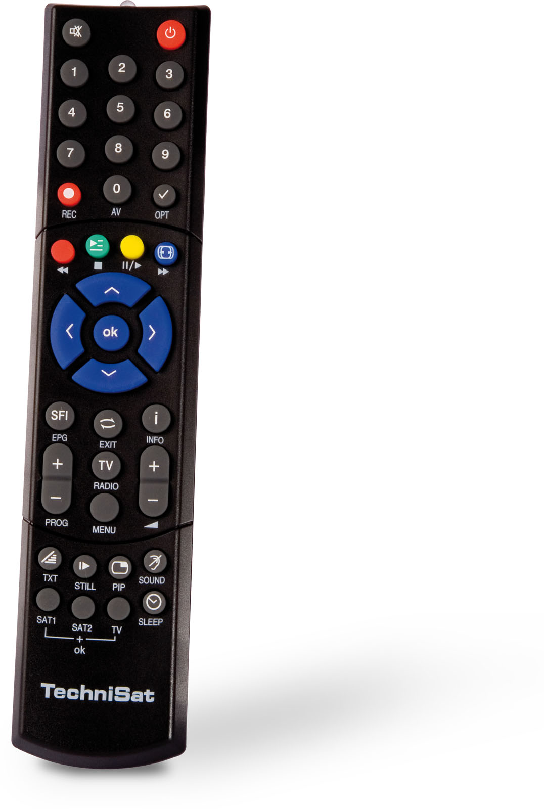 Digital receiver remote control
