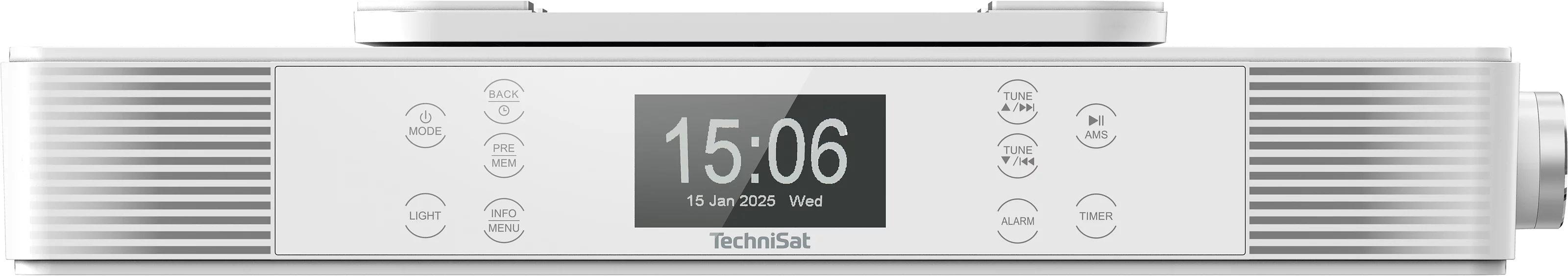 KITCHENRADIO IR, white Frontal, Front