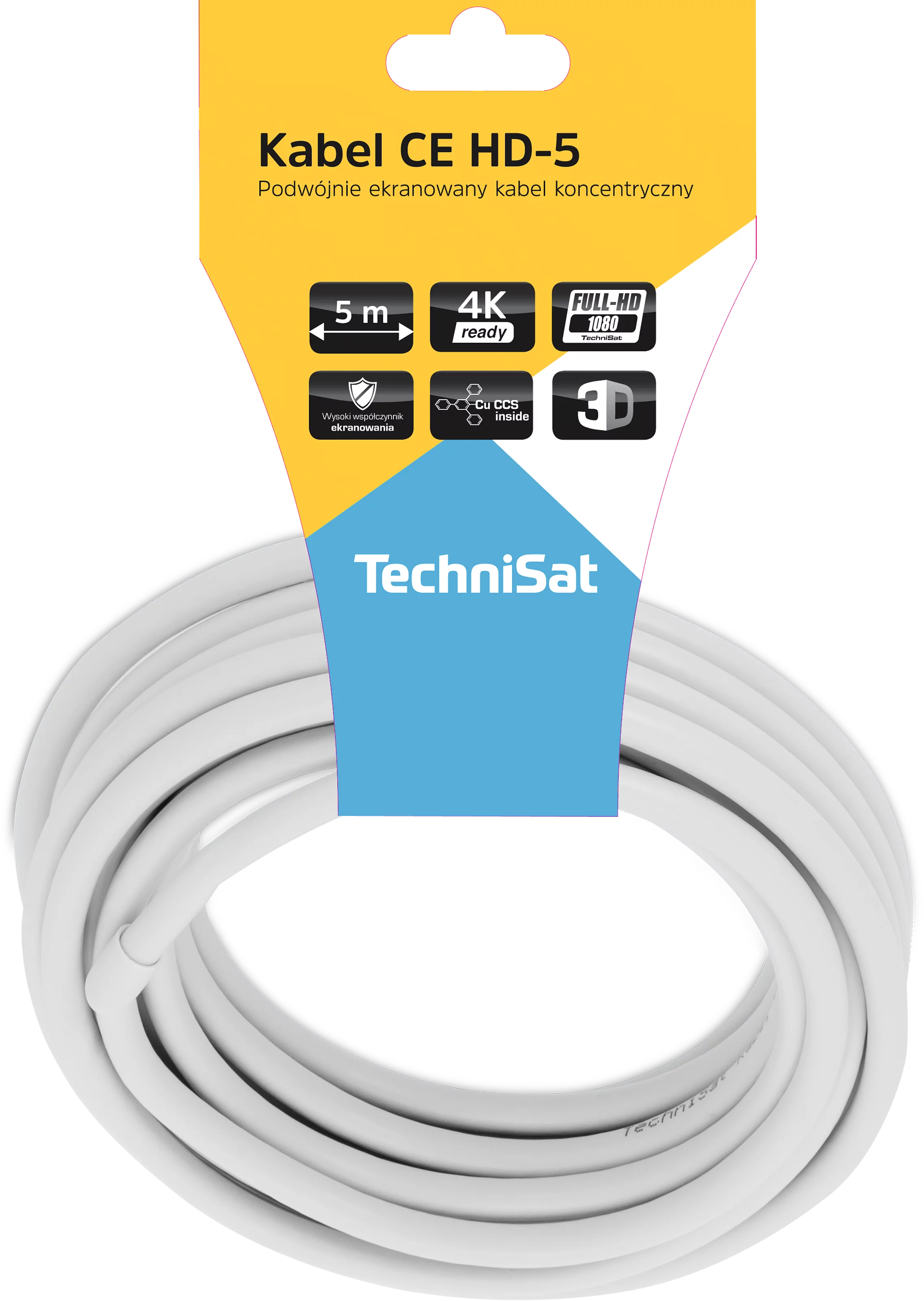 Przewód koncentryczny 5 metrów MVerpackung
