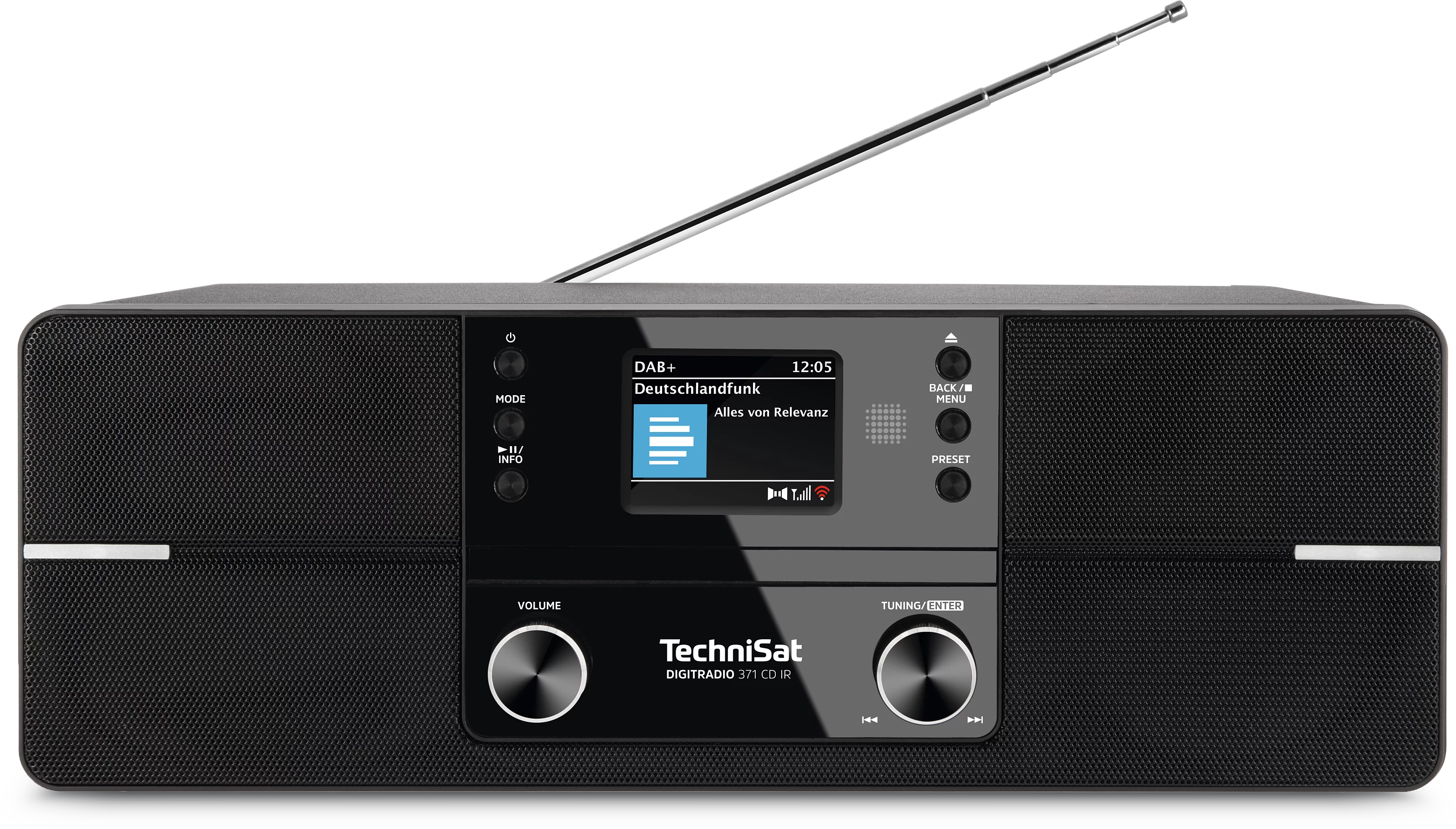 DIGITRADIO 371 CD IR Frontal, Front